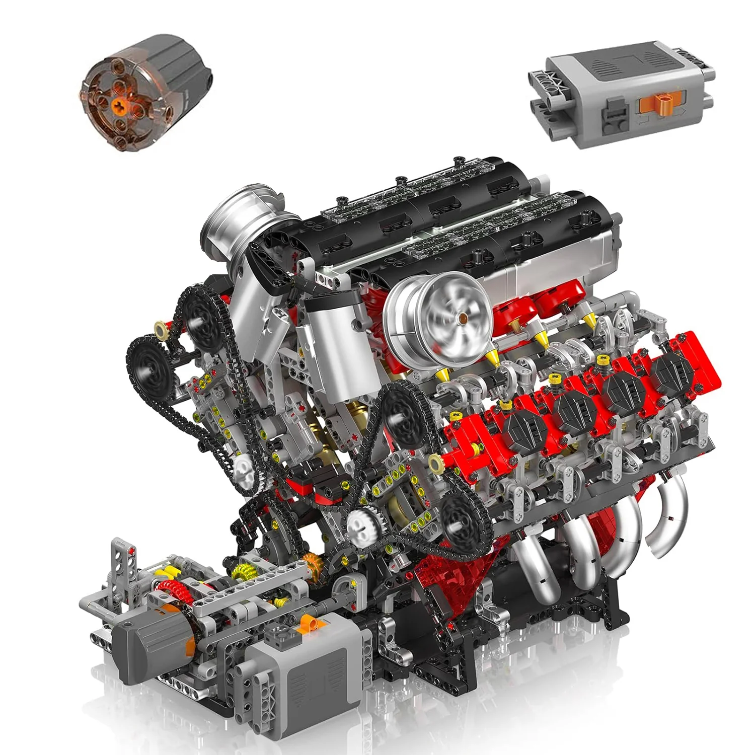 Mould King F488 3.9L V8 Engine - 2718Pcs