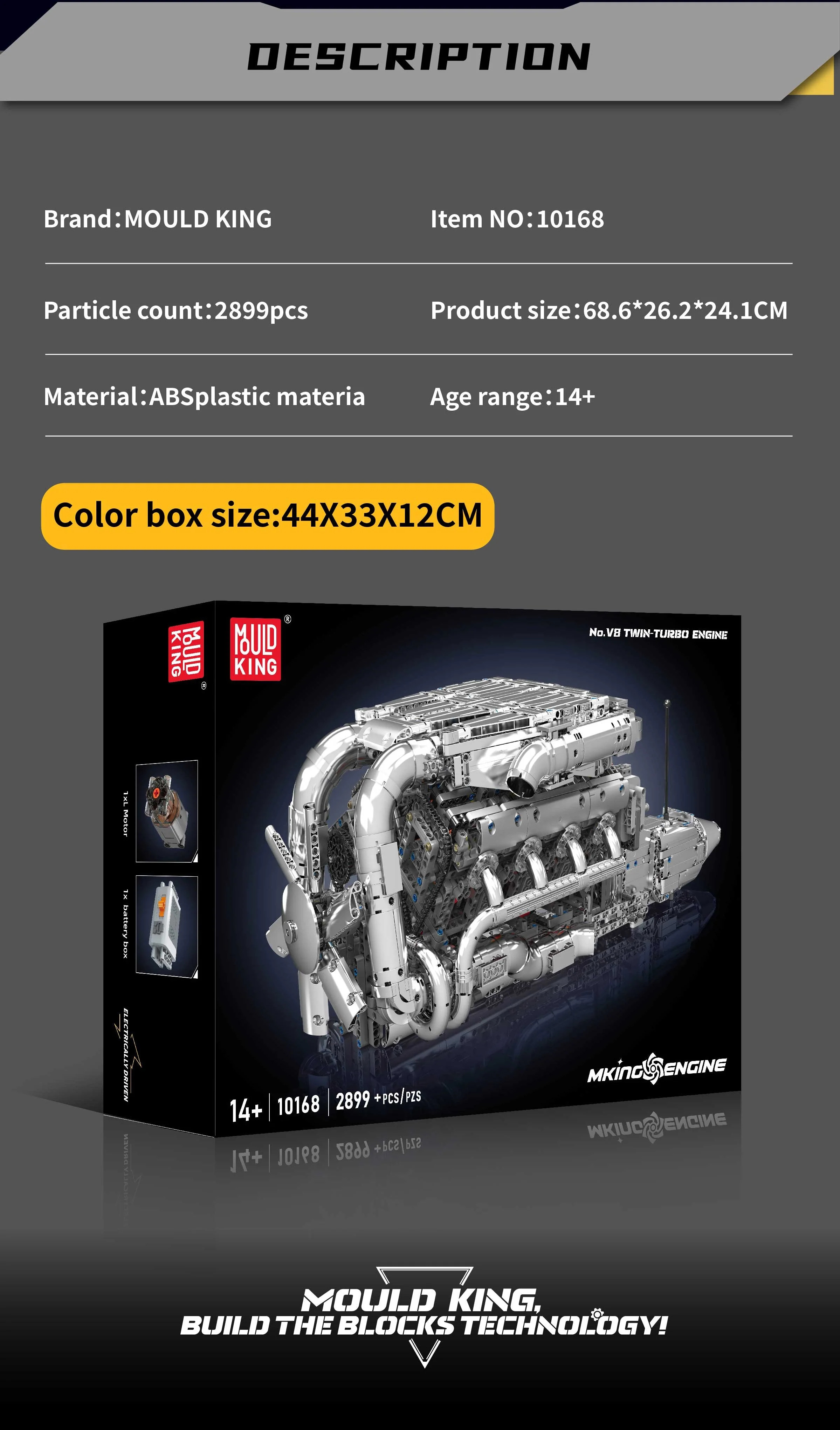 5.5L V8 Twin Turbo Engine - 2899Pcs - Image 4