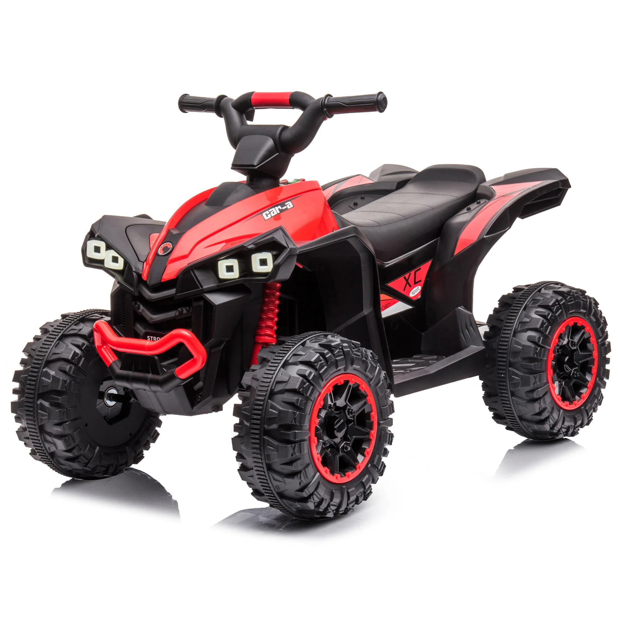 12V ATV Off-Road Ride On Car Toy for Kids with Realistic Lights and MP3 Player