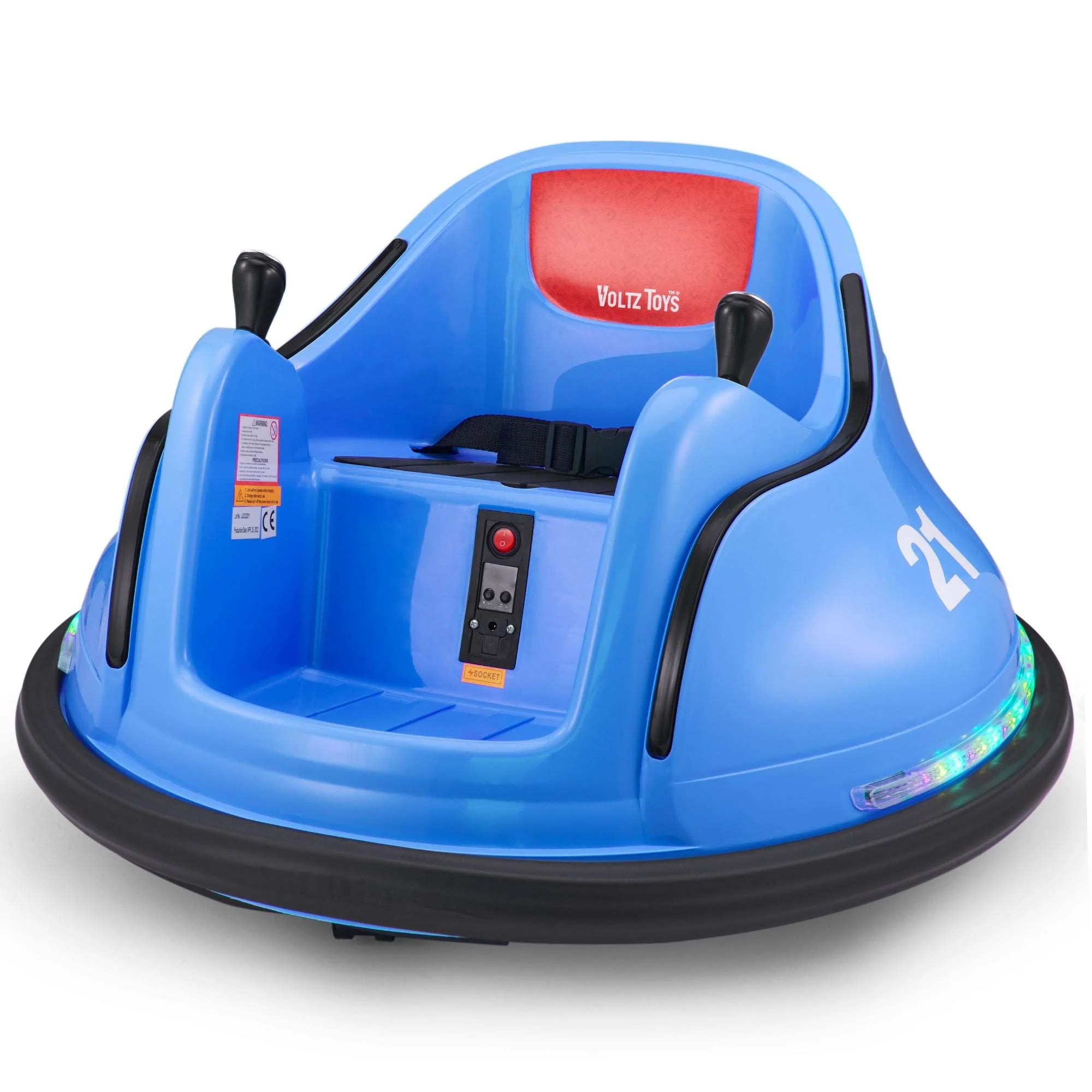 Kids 12V Bumper Car 360° Rotation with Remote Control - Image 11