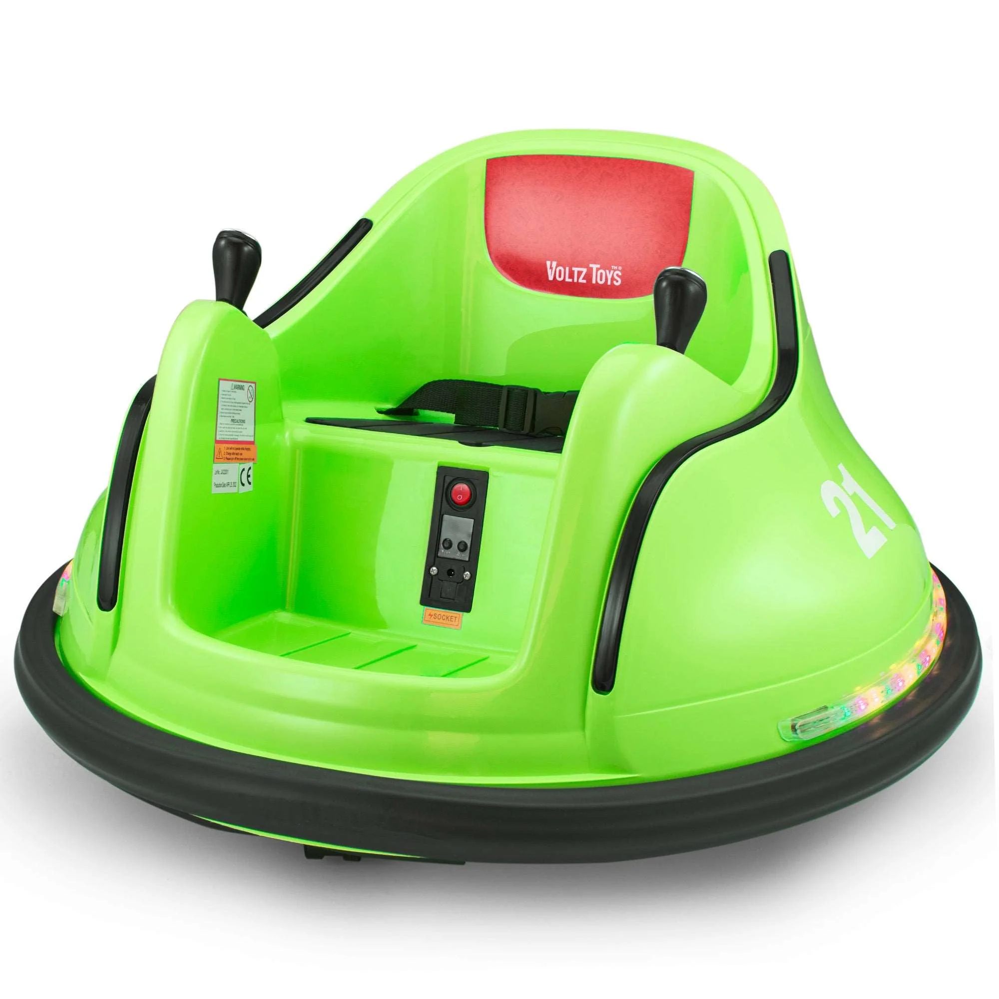 Kids 12V Bumper Car 360° Rotation with Remote Control - Image 12