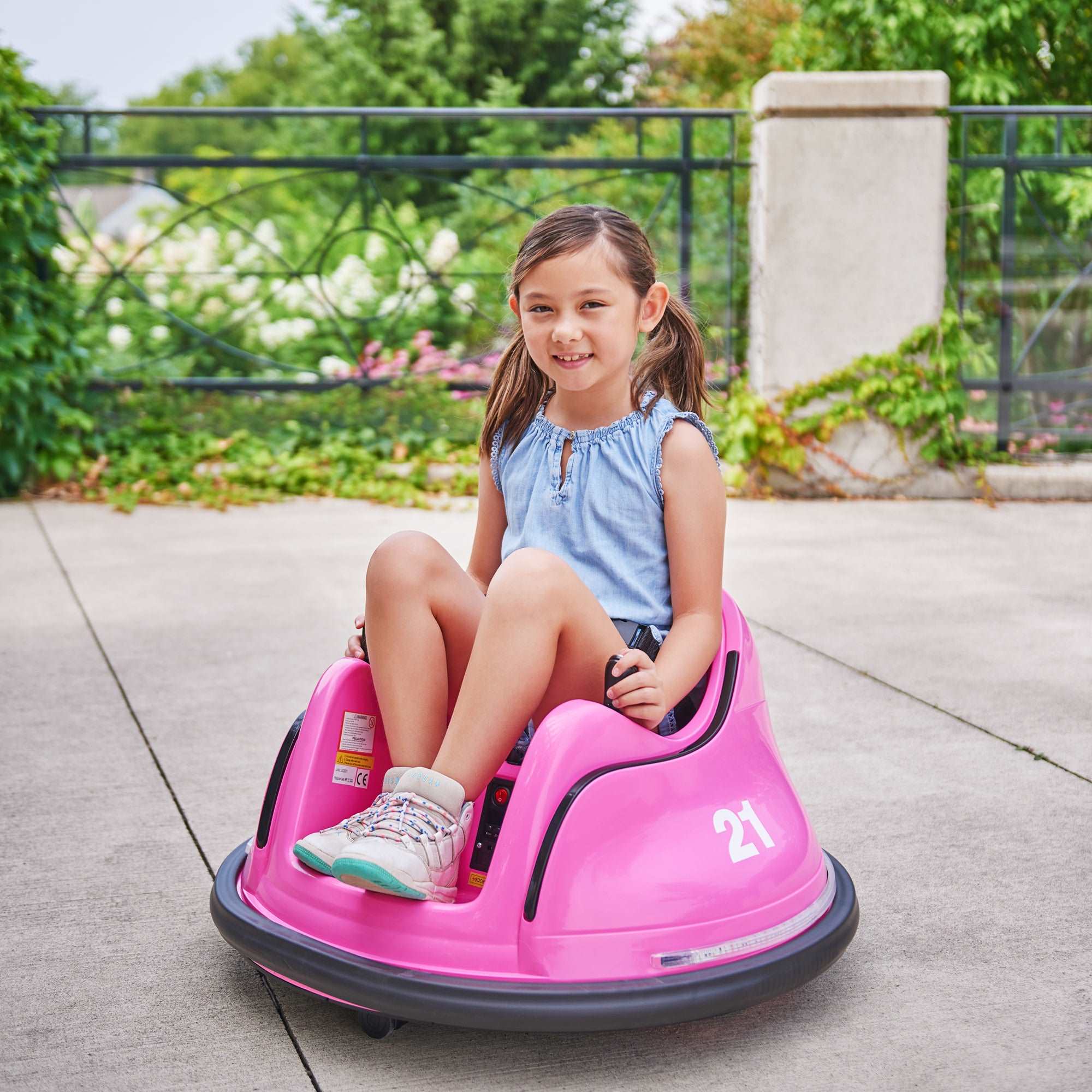 Kids 12V Bumper Car 360° Rotation with Remote Control - Image 16