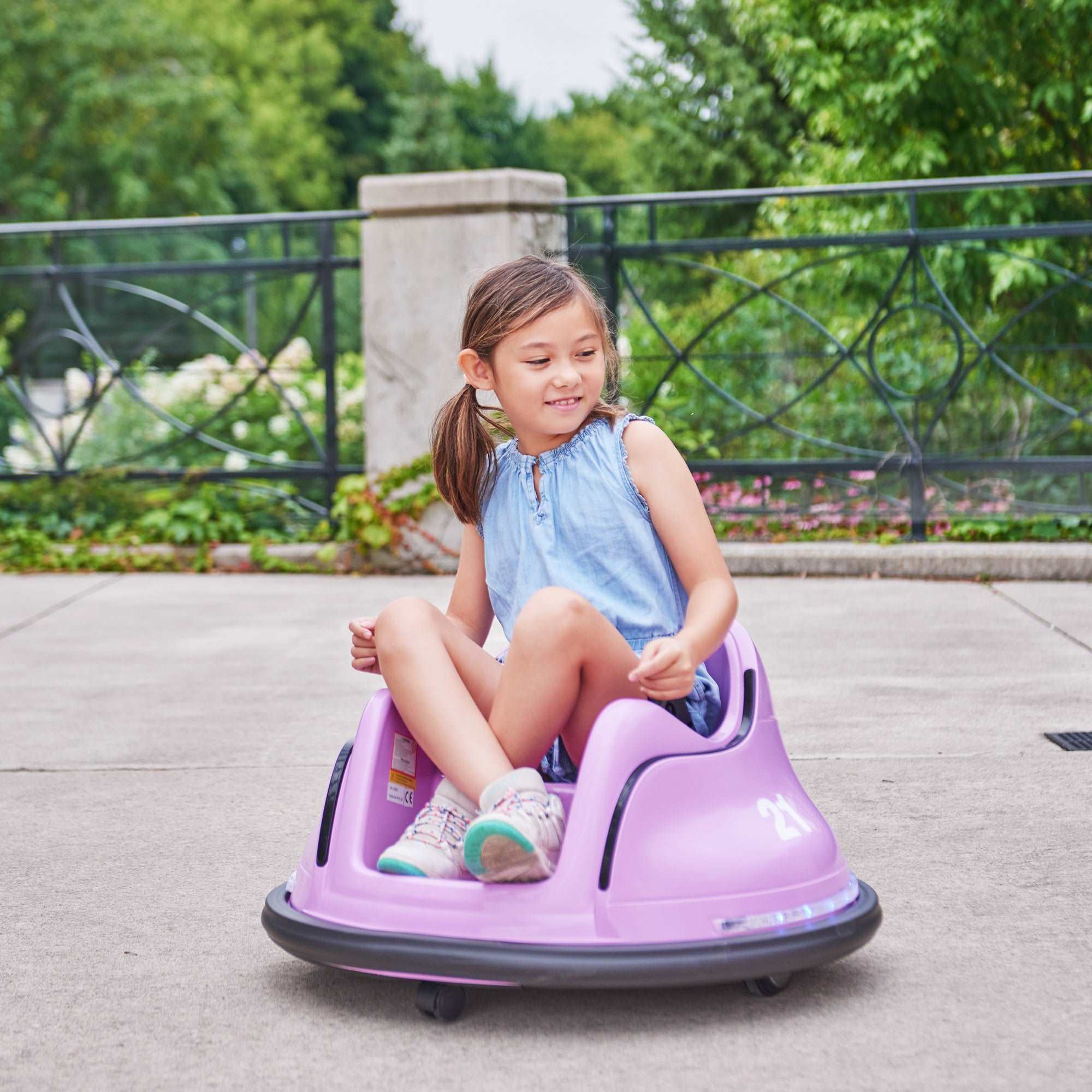 Kids 12V Bumper Car 360° Rotation with Remote Control - Image 18