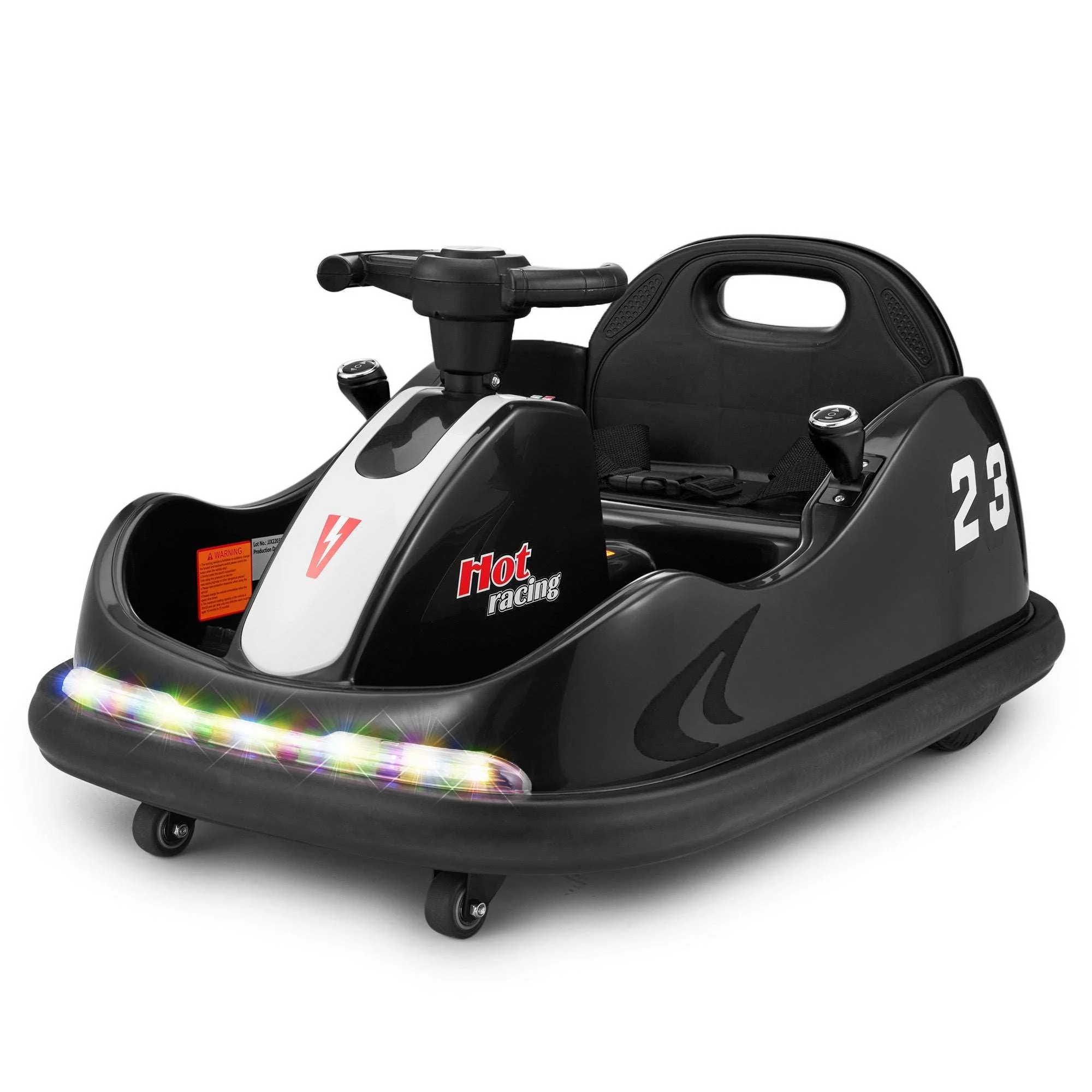Kids 12V Bumper Car 360° Rotation for Indoor and Outdoor with Remote Control - Image 14