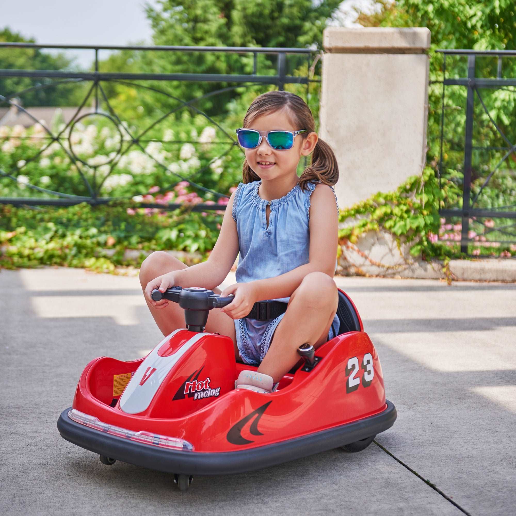 Kids 12V Bumper Car 360° Rotation for Indoor and Outdoor with Remote Control - Image 25