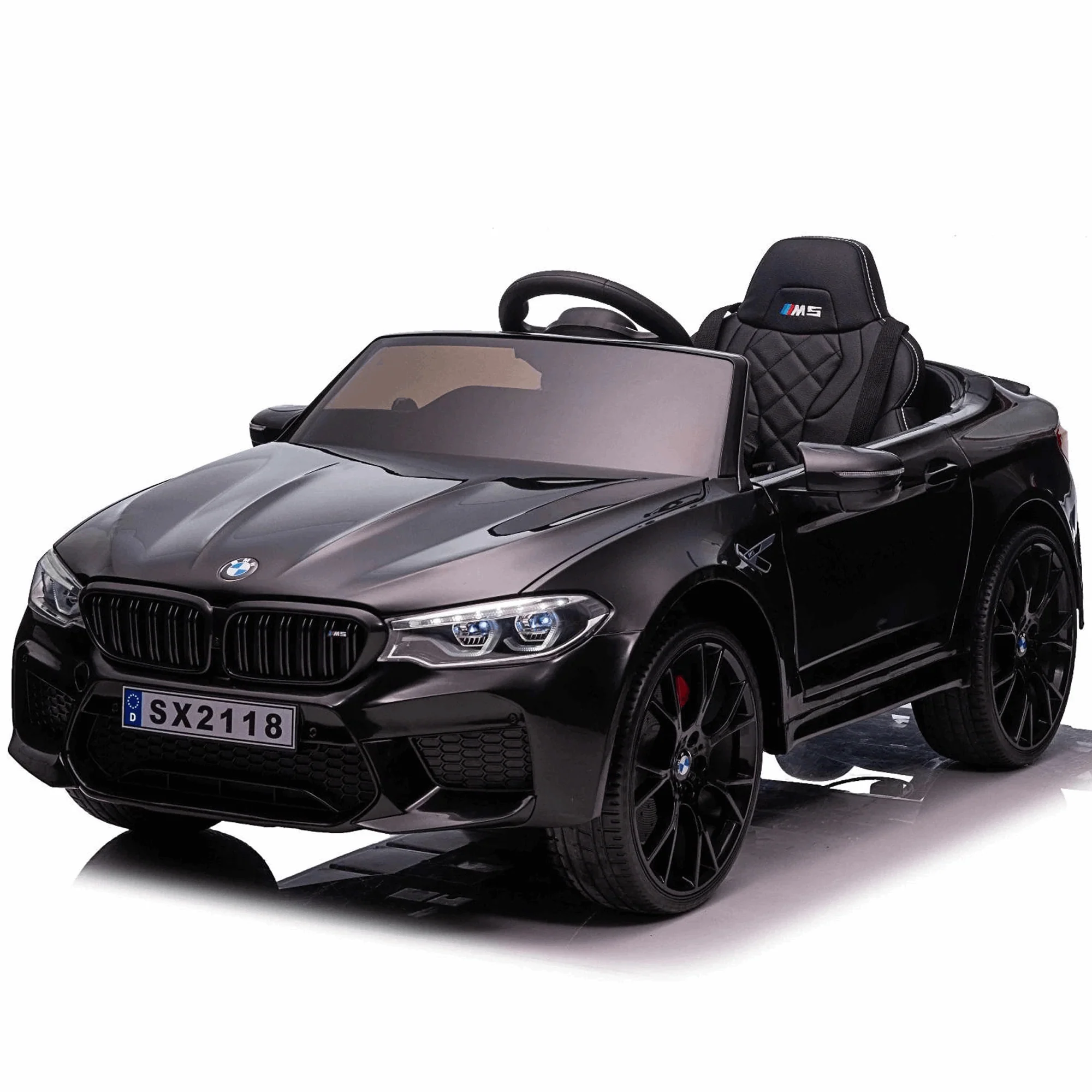 BMW M5 12V Ride on Car with Leather Seat and Remote Control, Licensed - Image 11