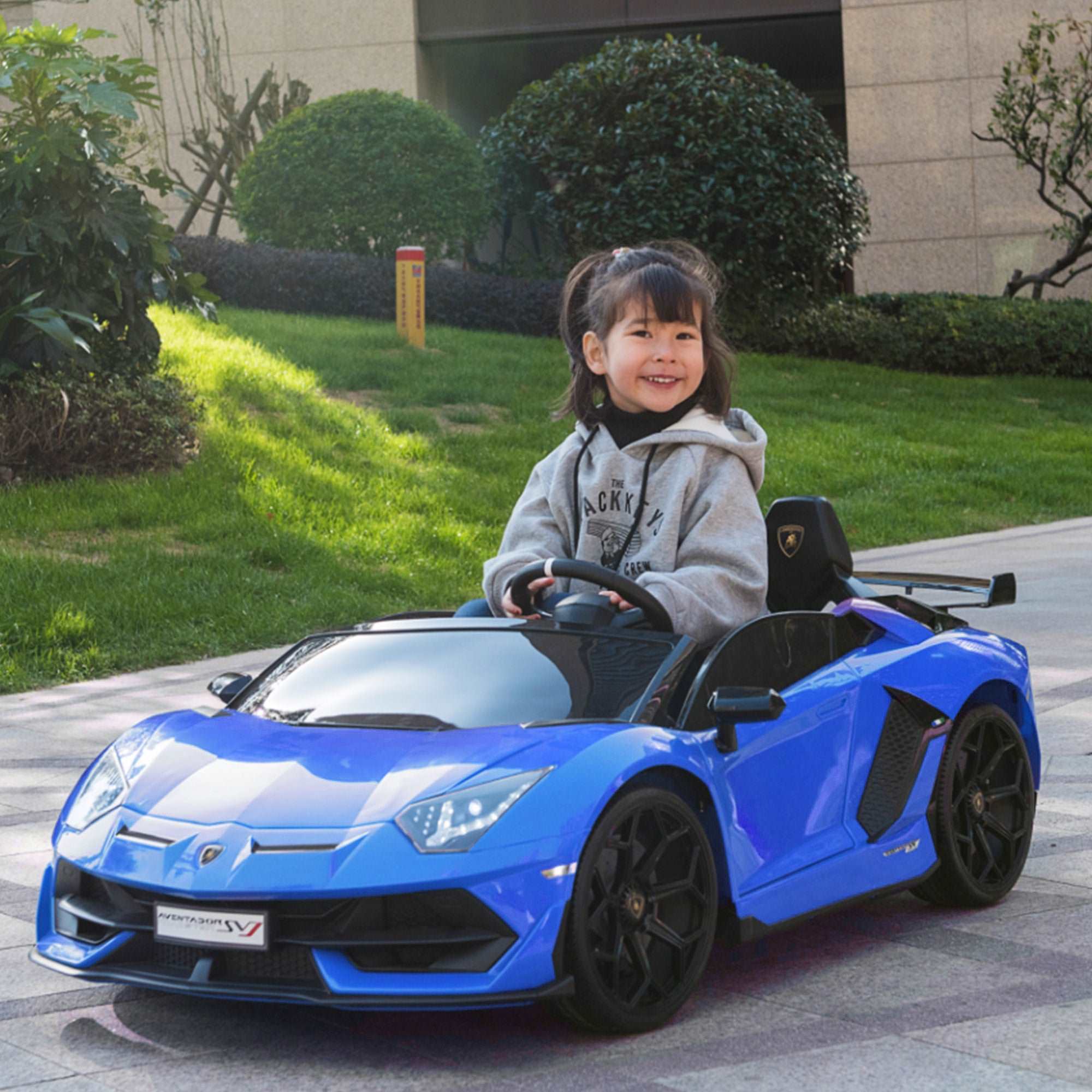 Lamborghini Aventador SVJ 24V 2 Seater Ride on Car with Remote Control and Drift Function, Licensed - Image 3