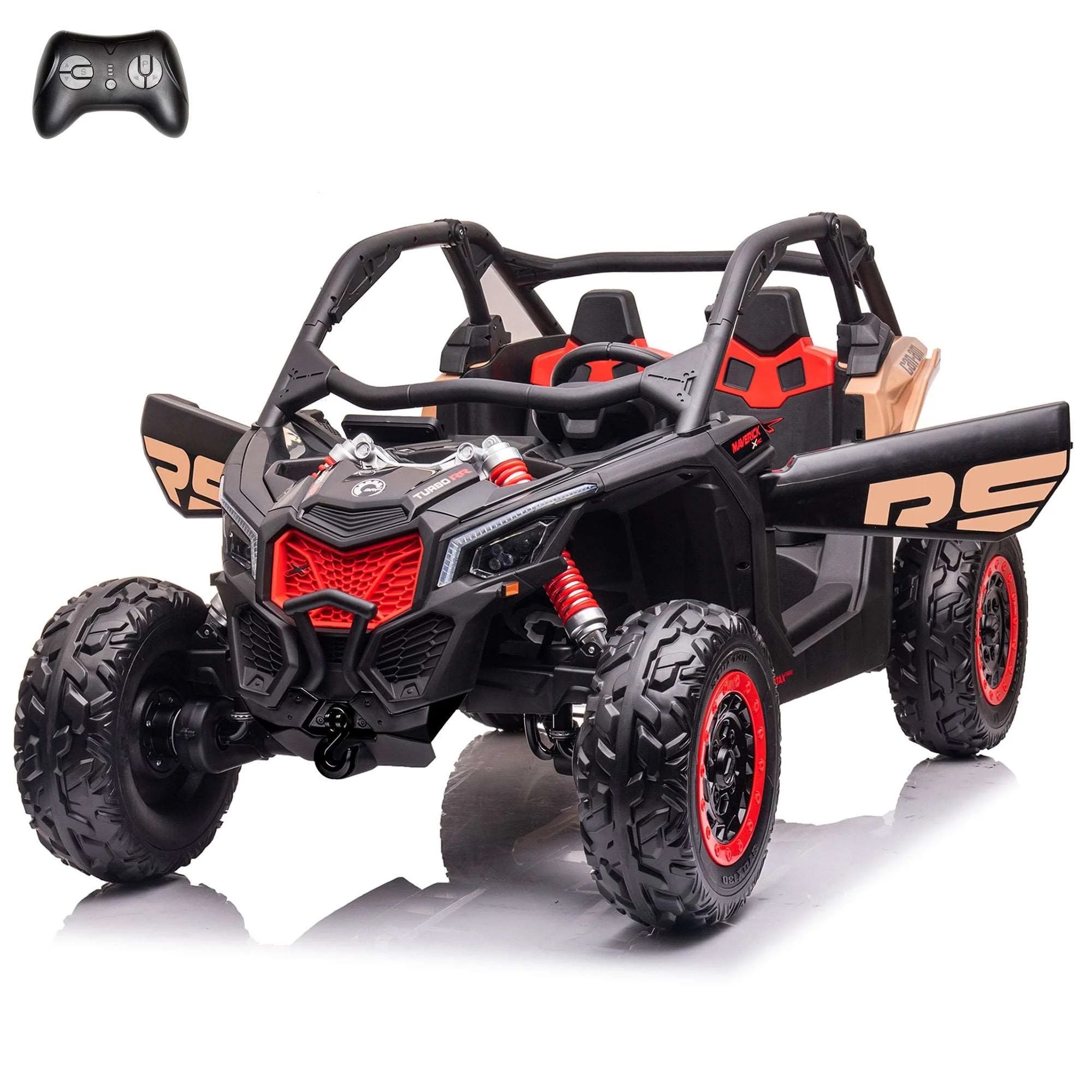 24V Licensed BRP Can-Am Maverick 4WD 2 Seater Kids Ride-On UTV - Image 12