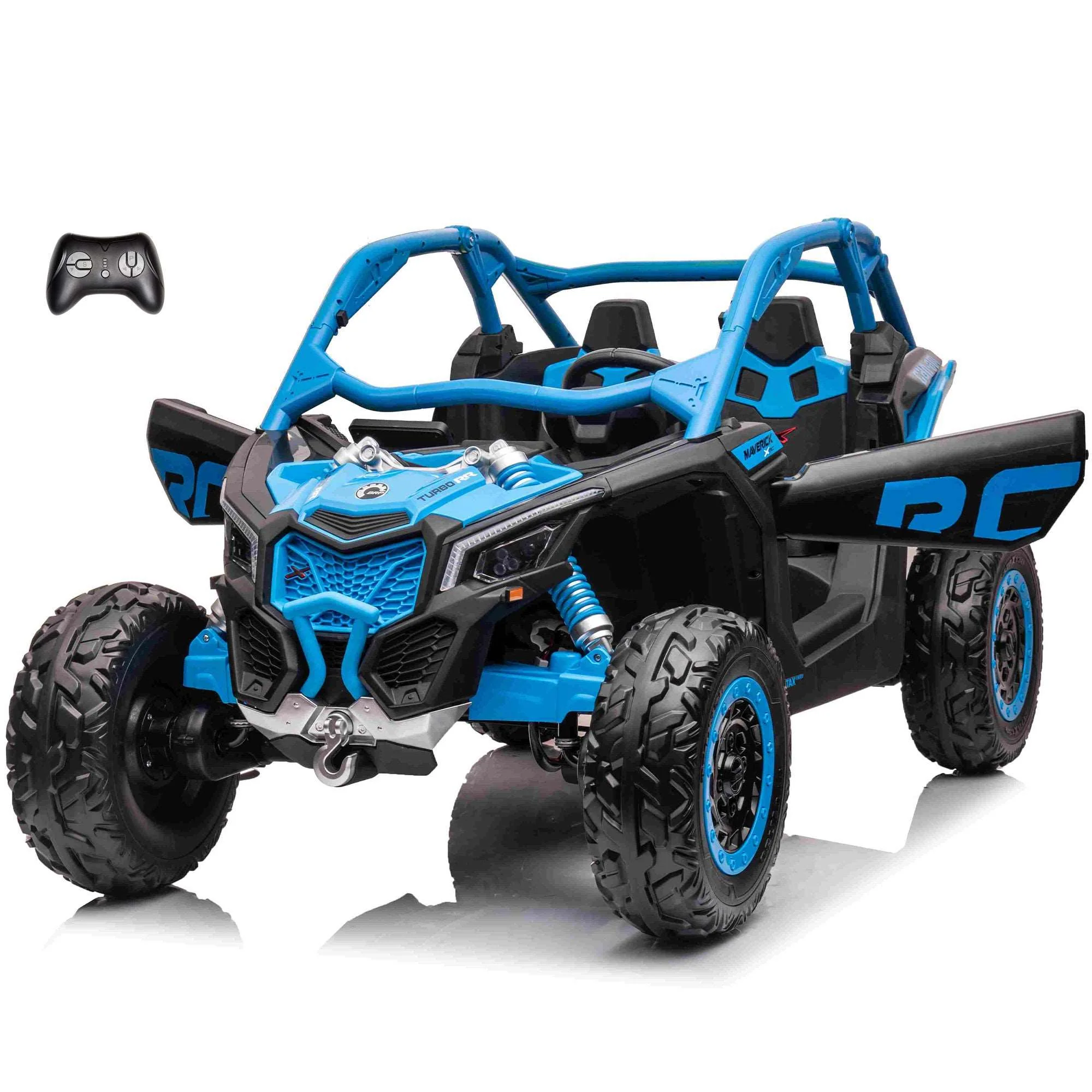 24V Licensed BRP Can-Am Maverick 4WD 2 Seater Kids Ride-On UTV - Image 9