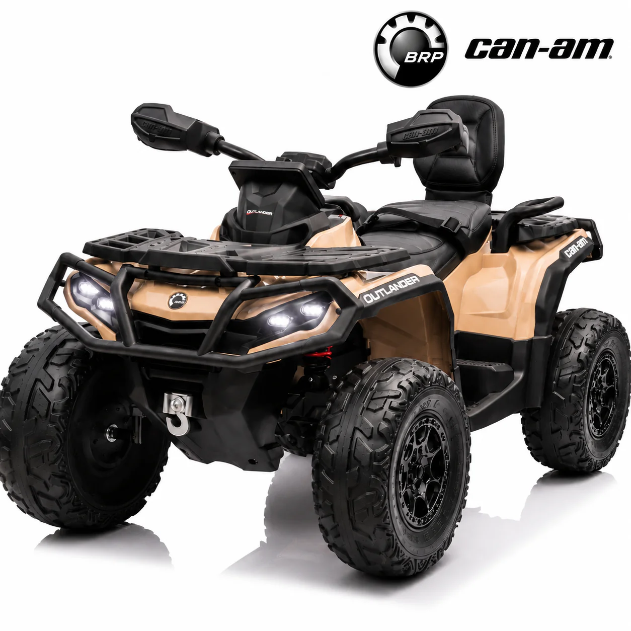24V Licensed BRP Can-Am Outlander 2 Seater Kids Ride-On ATV - Image 2