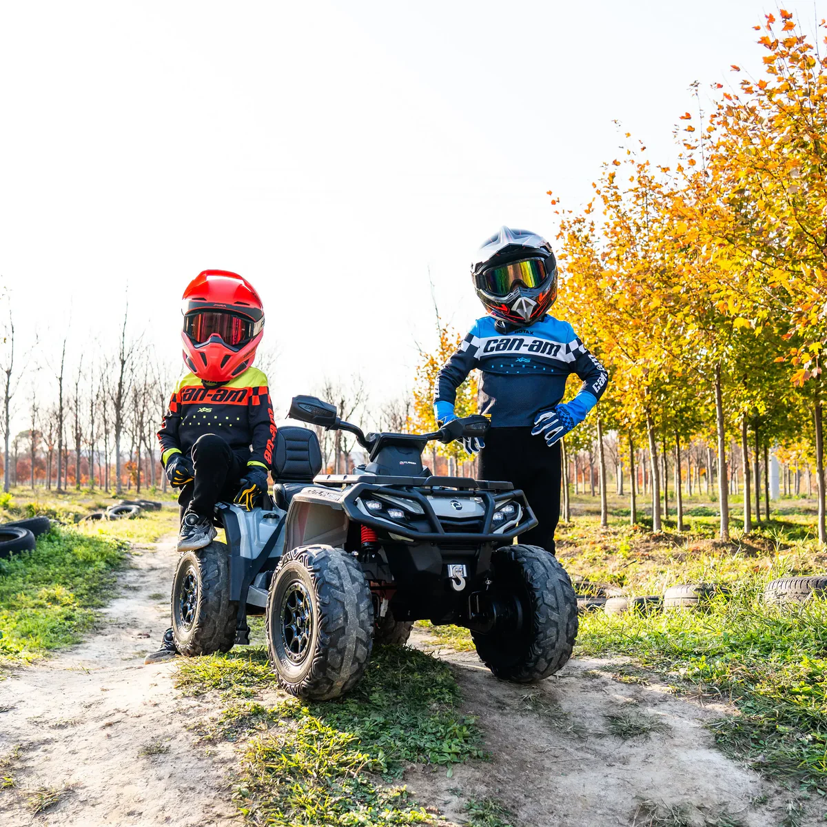 24V Licensed BRP Can-Am Outlander 2 Seater Kids Ride-On ATV - Image 4