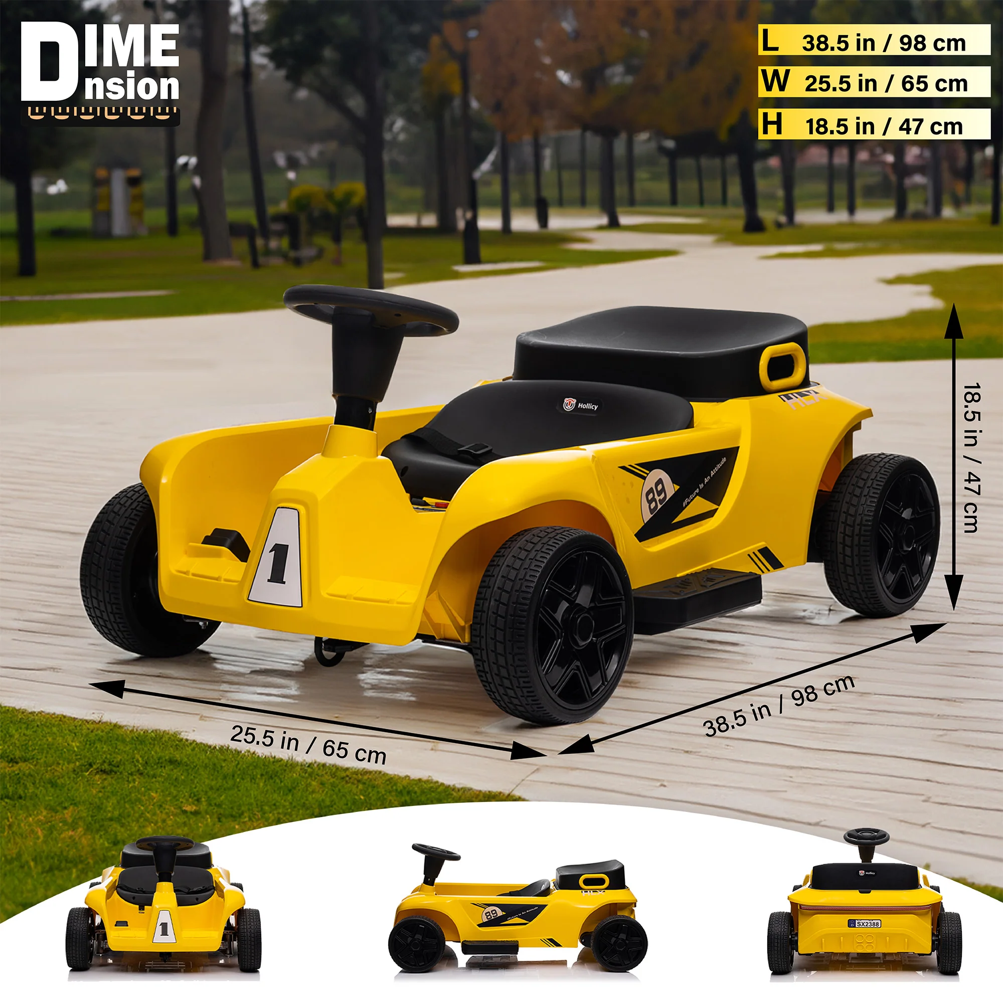 24V 2-Seater Family Car Kids Ride on Car with Remote Control - Image 4