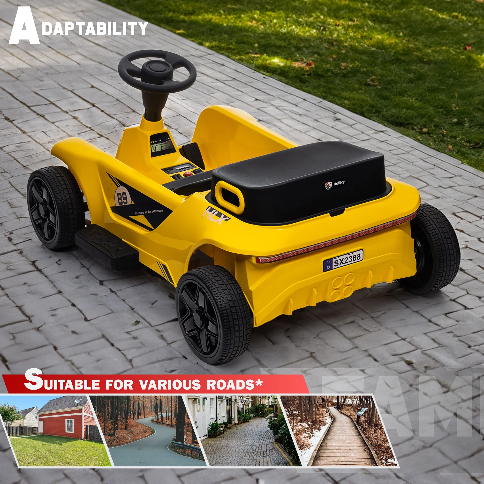 24V 2-Seater Family Car Kids Ride on Car with Remote Control - Image 7