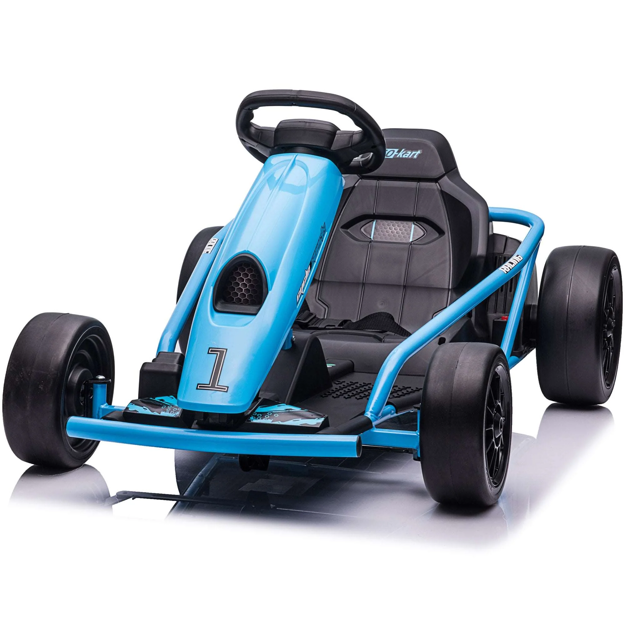 Go Kart 24V High-Speed Outdoor Racer Drifter with Seat Belt [Upgraded Design] - Image 10