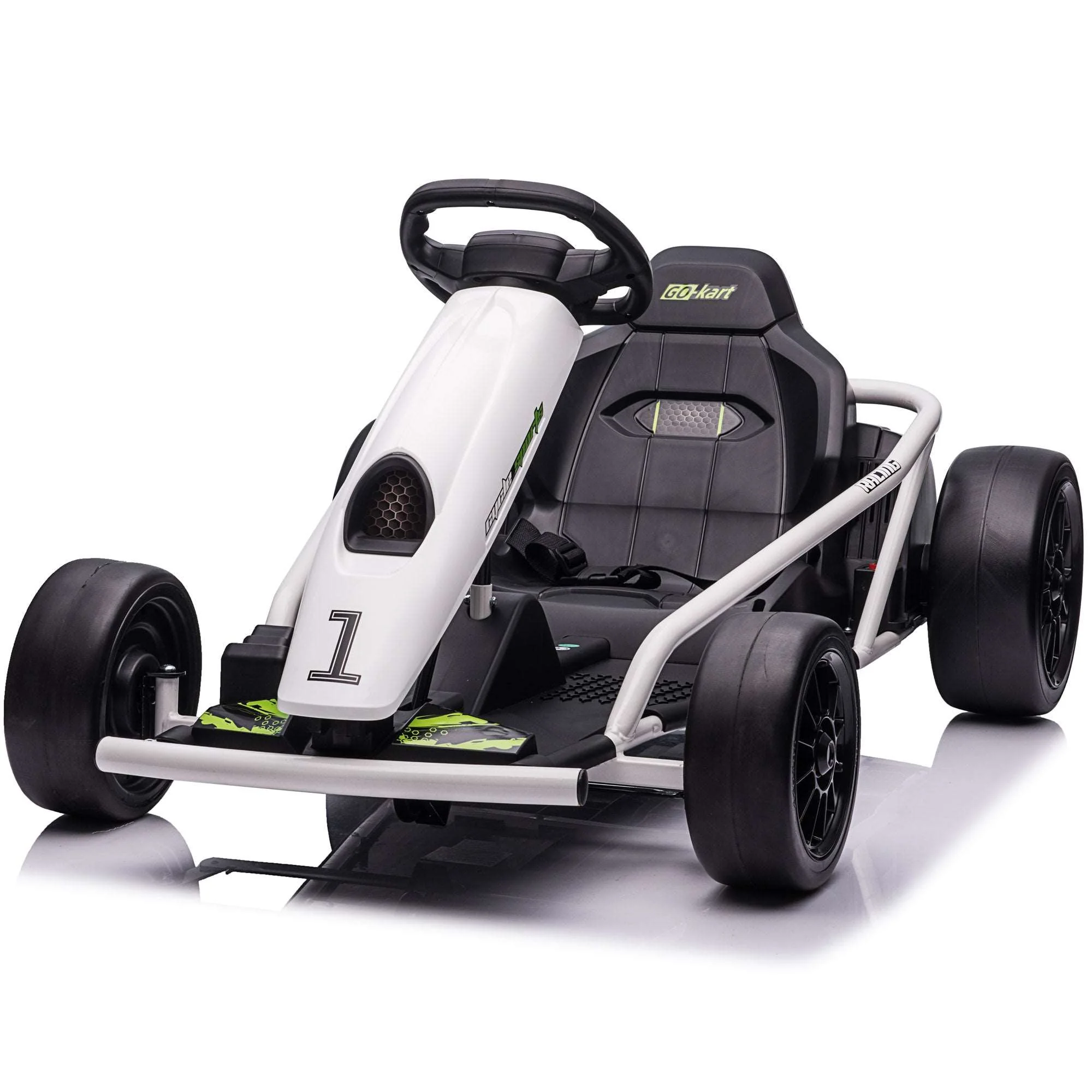 Go Kart 24V High-Speed Outdoor Racer Drifter with Seat Belt [Upgraded Design] - Image 12