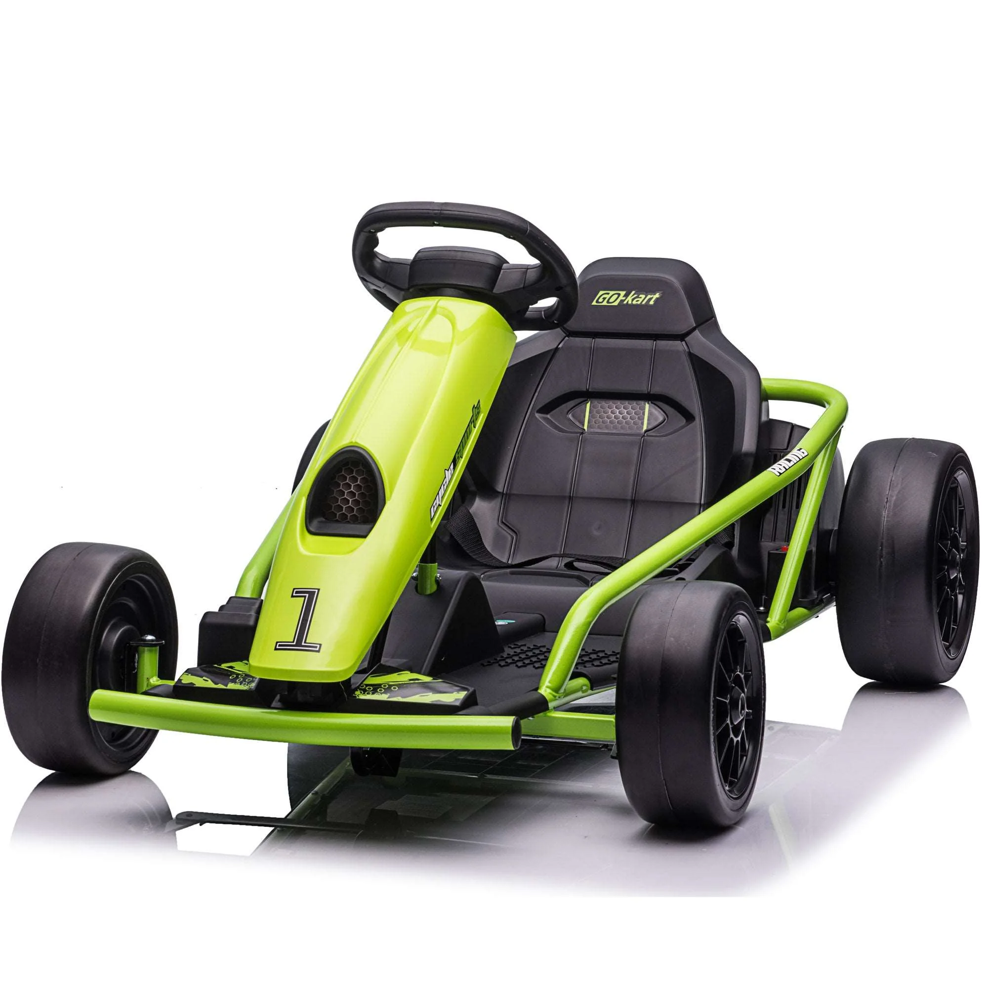 Go Kart 24V High-Speed Outdoor Racer Drifter with Seat Belt [Upgraded Design] - Image 13