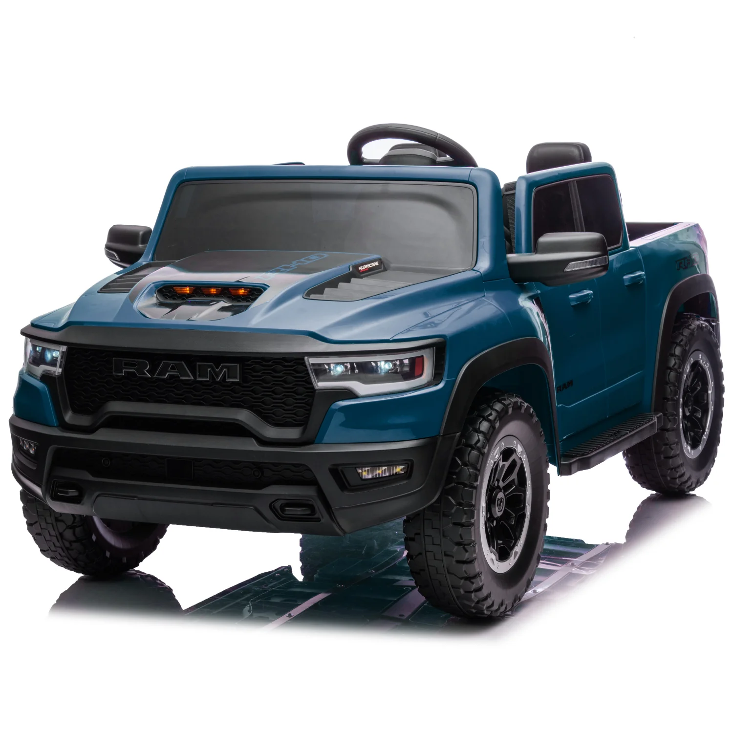 Voltz Toys Licensed RAM 1500 RHO 2 Seater Electric Car, 24V Ride on Car for Big Kids with Remote Control, EVA Tires, Toddler Ride on Toy w/4 Wheels Suspension, LED Lights, Soft Start Function - Image 18
