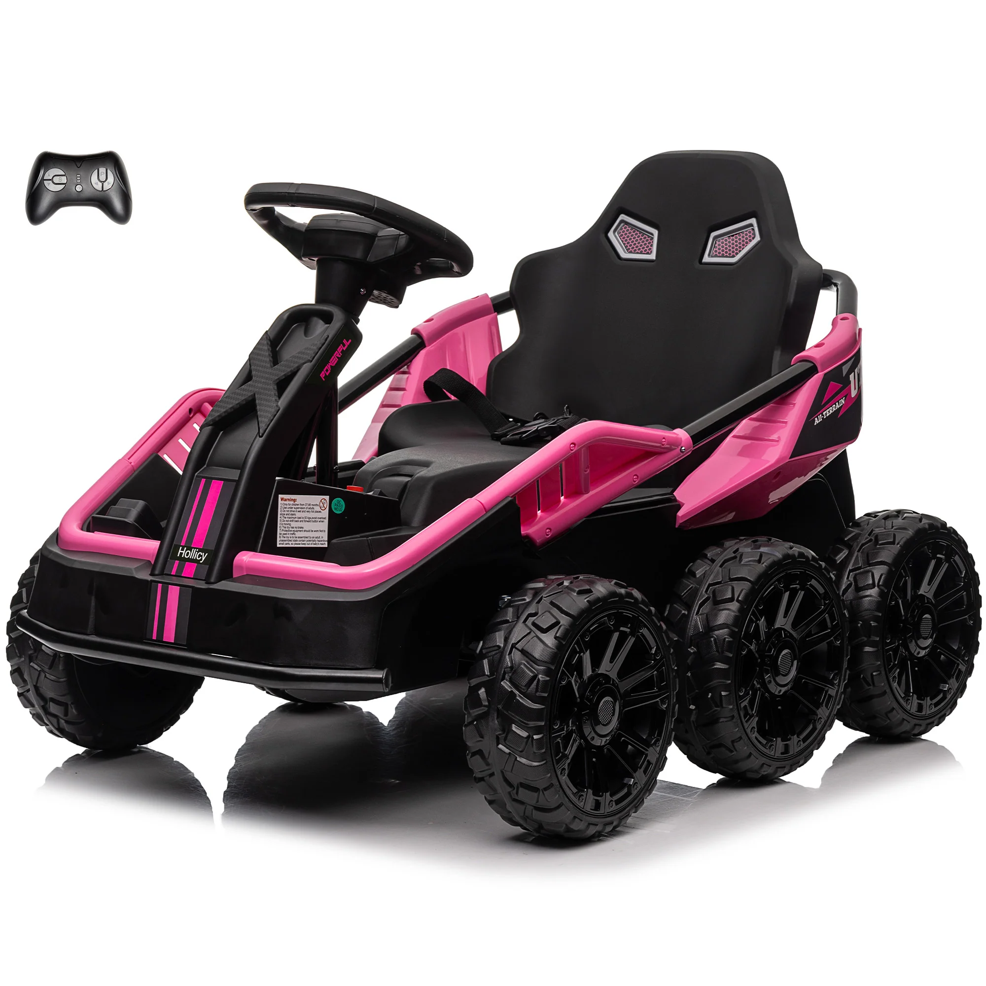 6 Wheel UTV 24V Ride on Car with Remote Control, 4WD, EVA Tires - Image 10