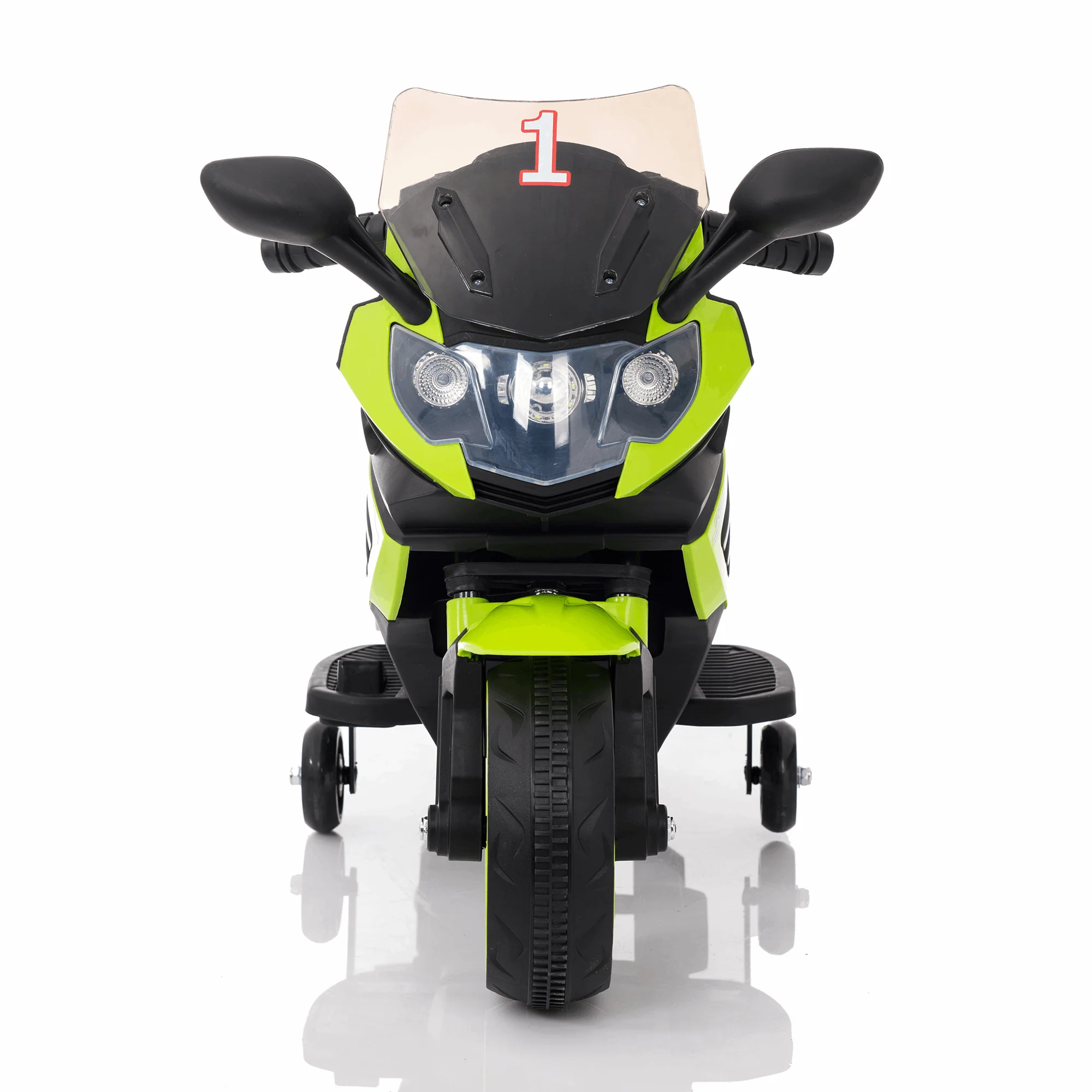 Kids Motorcycle 6V with Training Wheels, Realistic Lights and Sound - Image 13