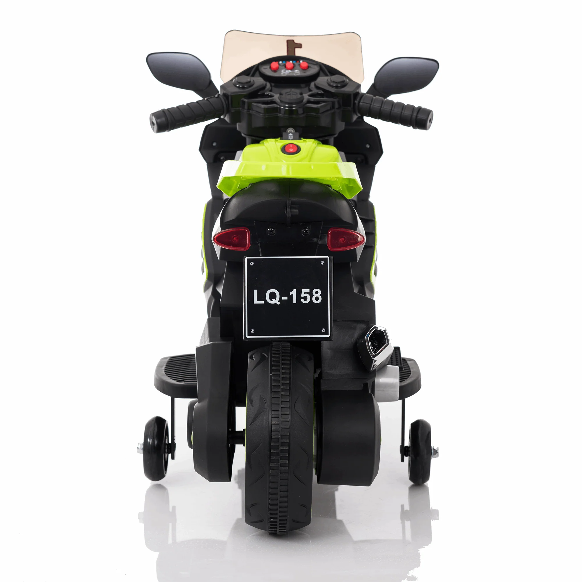 Kids Motorcycle 6V with Training Wheels, Realistic Lights and Sound - Image 14