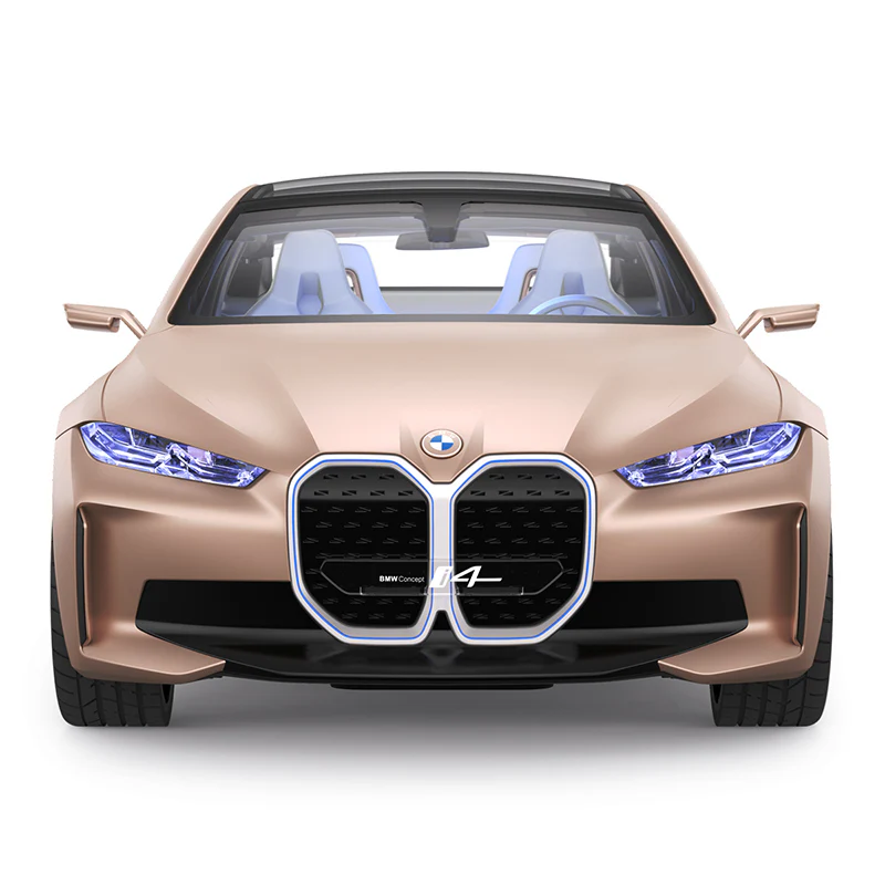 BMW i4 RC Car 1/14 Scale Licensed Remote Control Toy Car with Open Doors and Working Interior Lights by Rastar - Image 2