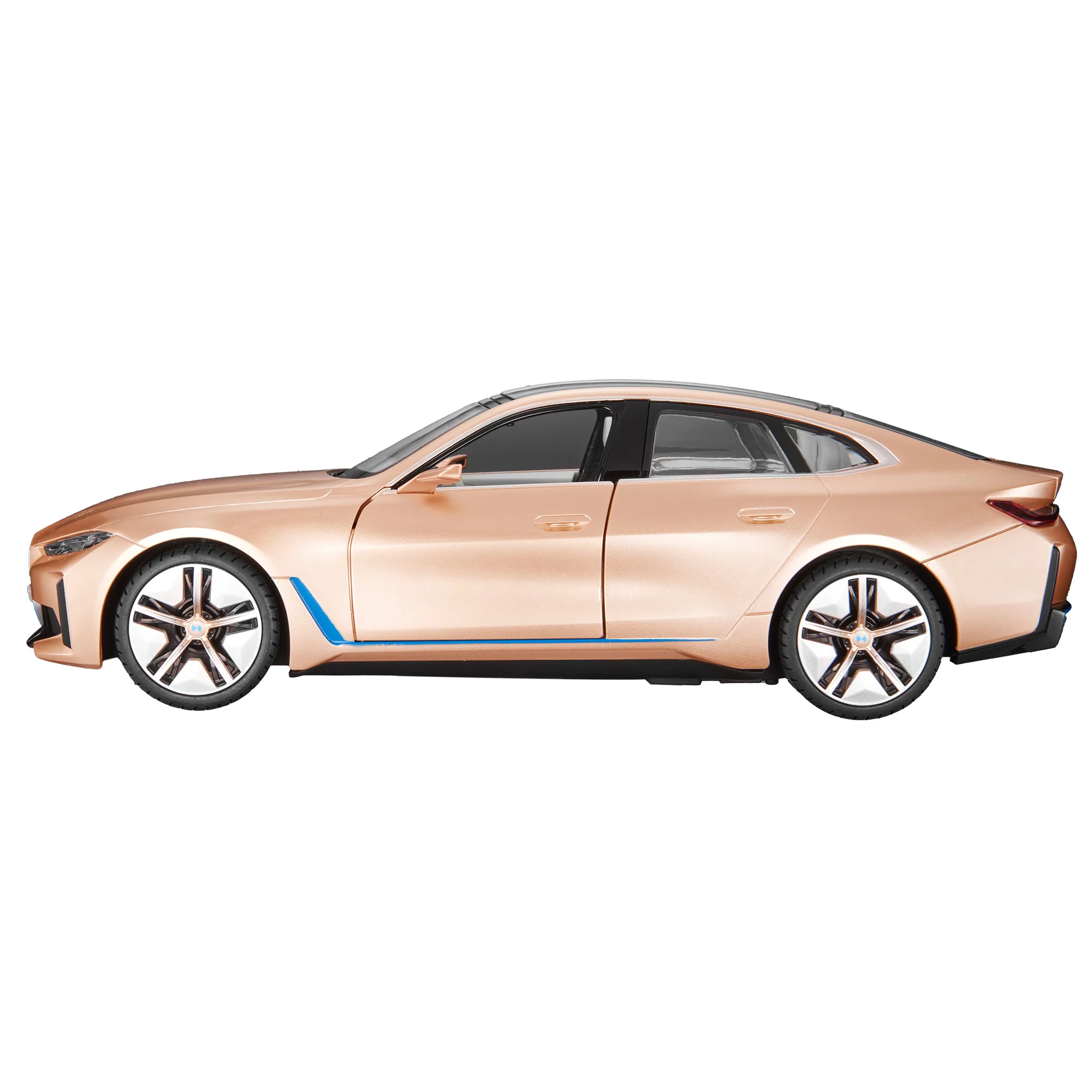 BMW i4 RC Car 1/14 Scale Licensed Remote Control Toy Car with Open Doors and Working Interior Lights by Rastar - Image 4