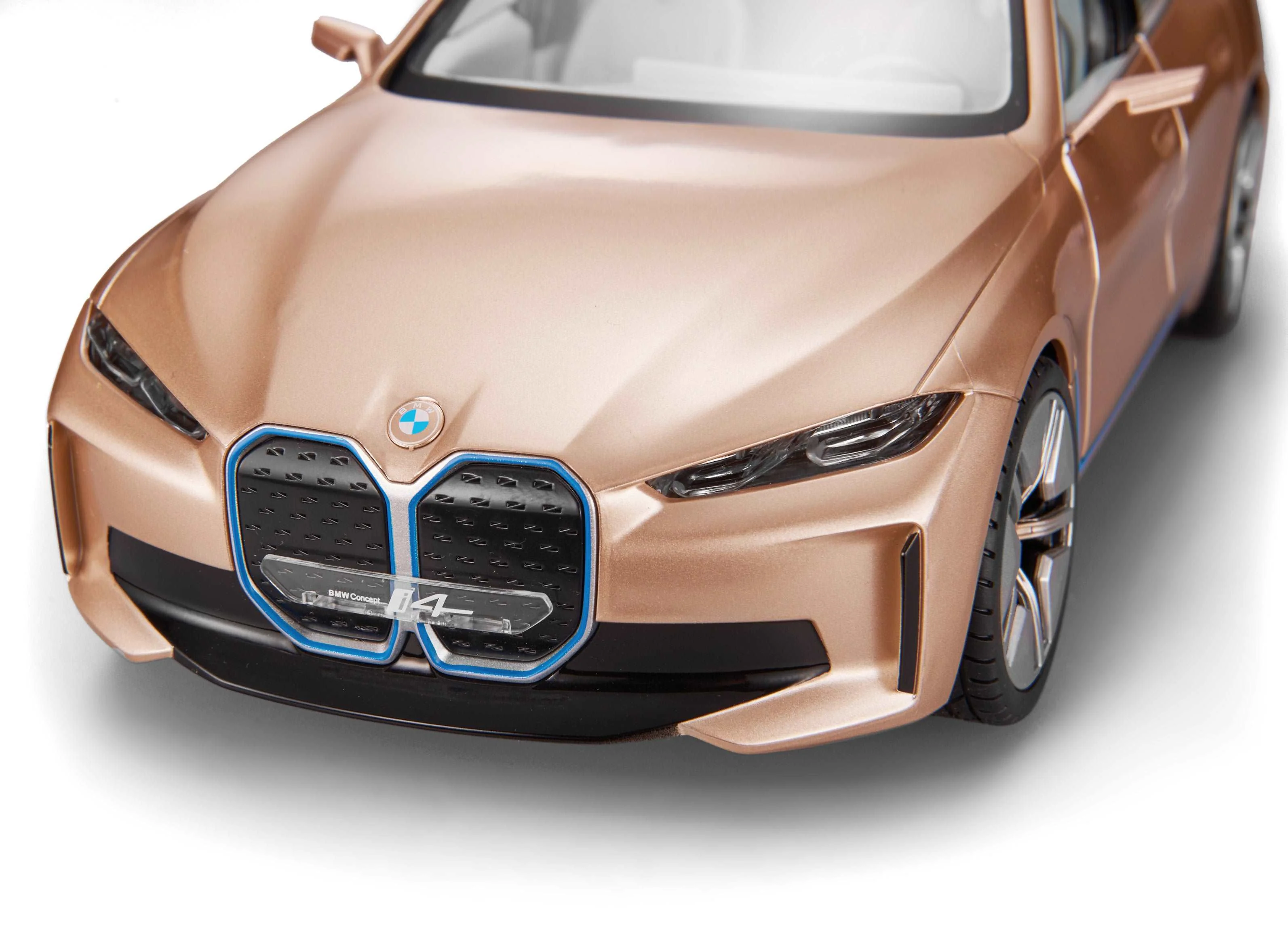 BMW i4 RC Car 1/14 Scale Licensed Remote Control Toy Car with Open Doors and Working Interior Lights by Rastar - Image 6