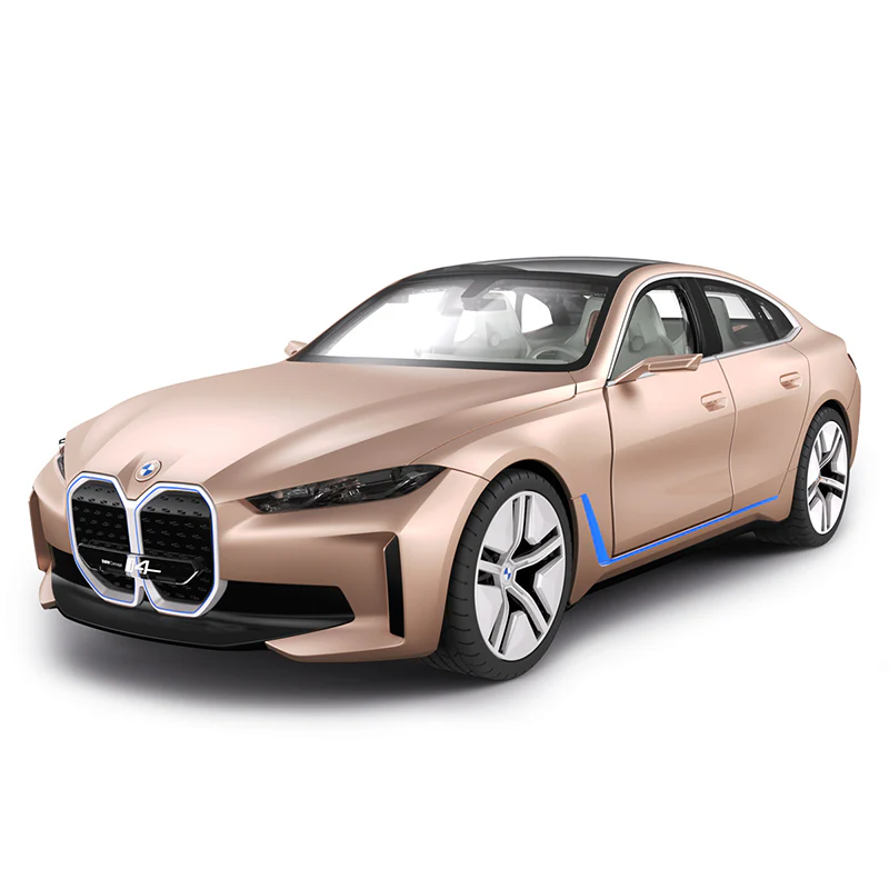 BMW i4 RC Car 1/14 Scale Licensed Remote Control Toy Car with Open Doors and Working Interior Lights by Rastar - Image 7