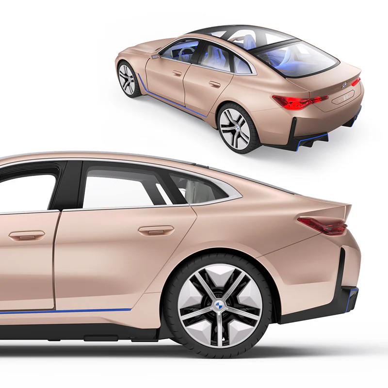 BMW i4 RC Car 1/14 Scale Licensed Remote Control Toy Car with Open Doors and Working Interior Lights by Rastar - Image 8