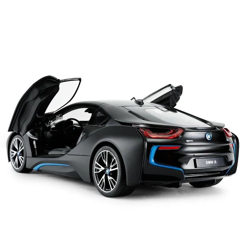 BMW i8 RC Car 1/14 Scale Licensed Remote Control Toy Car with Open Doors and Working Lights by Rastar - Image 3