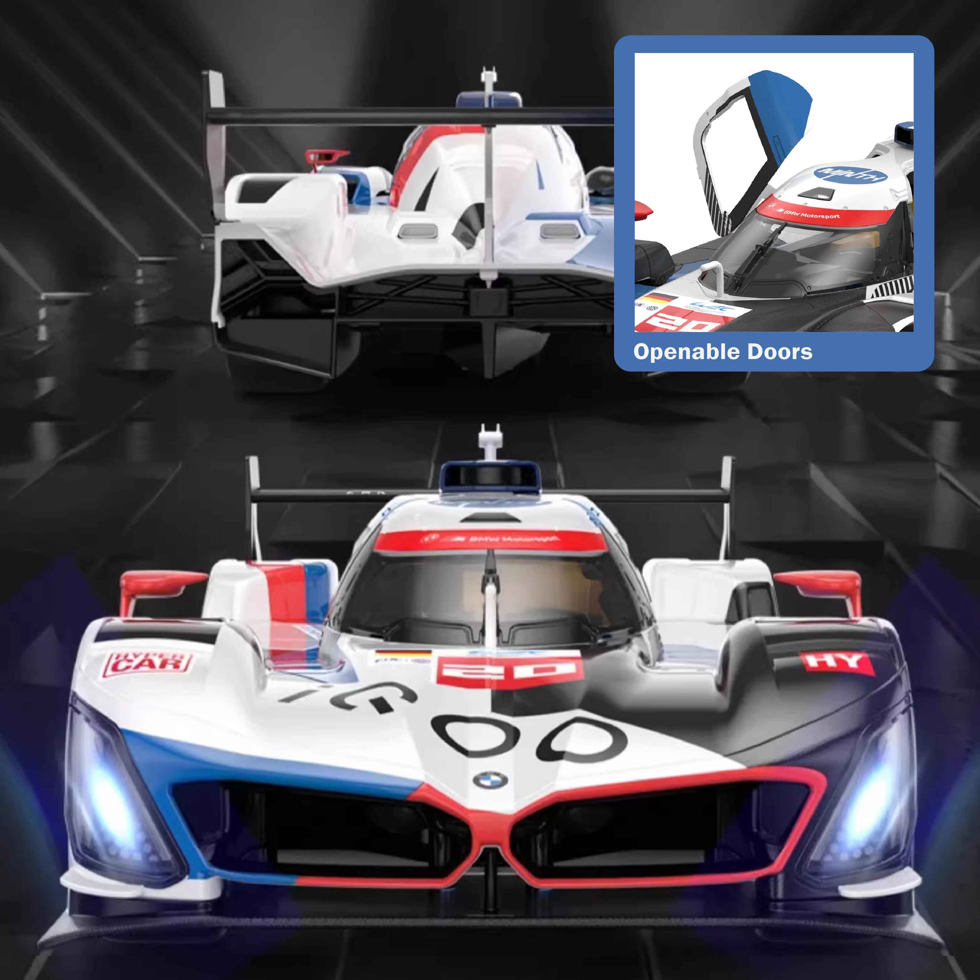 BMW M Hyrbid V8 RC Car 1/14 Scale Licensed Remote Control Toy Car by Rastar - Image 3