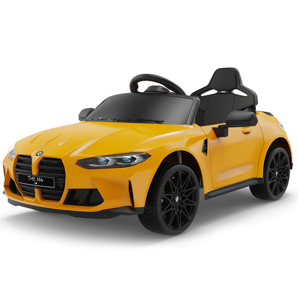BMW M4 12V Ride on Car with Remote Control, LED Lights and Music, Licensed - Image 8