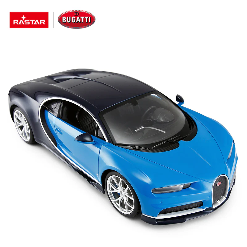 Bugatti Chiron RC Car 1/14 Scale Licensed Remote Control Toy Car with Working Lights by Rastar - Image 4