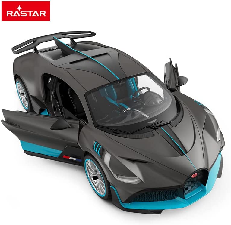 Bugatti Divo RC Car 1/14 Scale Licensed Remote Control Toy Car with Open Doors and Working Lights by Rastar - Image 4
