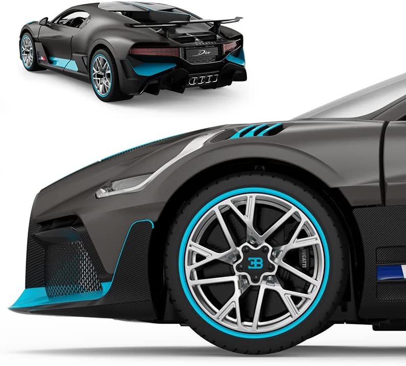 Bugatti Divo RC Car 1/14 Scale Licensed Remote Control Toy Car with Open Doors and Working Lights by Rastar - Image 5