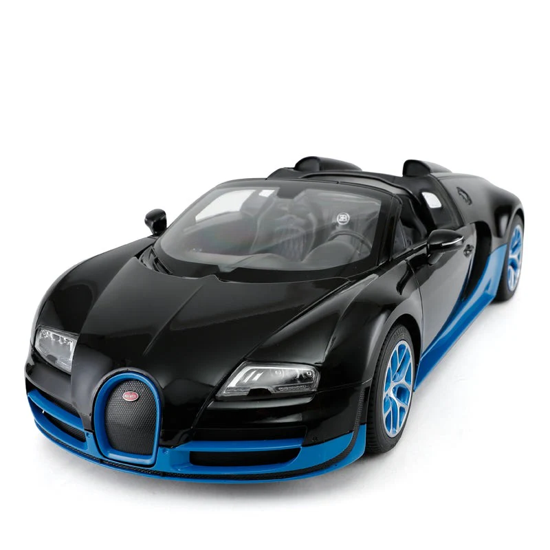 Bugatti Veyron 16.4 Grand Sport Vitesse RC Car 1/14 Scale Licensed Remote Control Toy Car with Working Lights by Rastar - Image 3