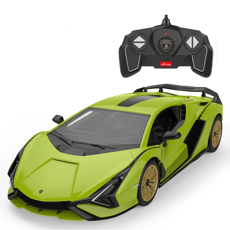 Lamborghini Sian 1/18 Scale DIY Building Kit Licensed with Remote Control and Customization Stickers by Rastar, 72pcs - Image 4