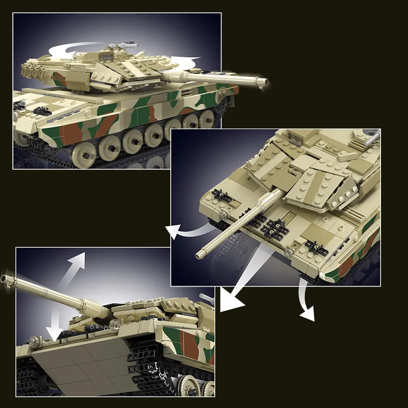 MouldKing 20020S Leopard 2 Tank Brick - Image 3