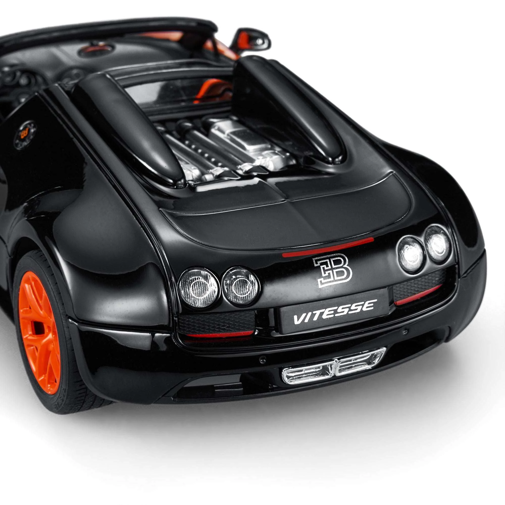 Bugatti Veyron 16.4 Diecast Car 1/18 Scale Licensed Toy Car with Open Doors by Rastar - Image 12