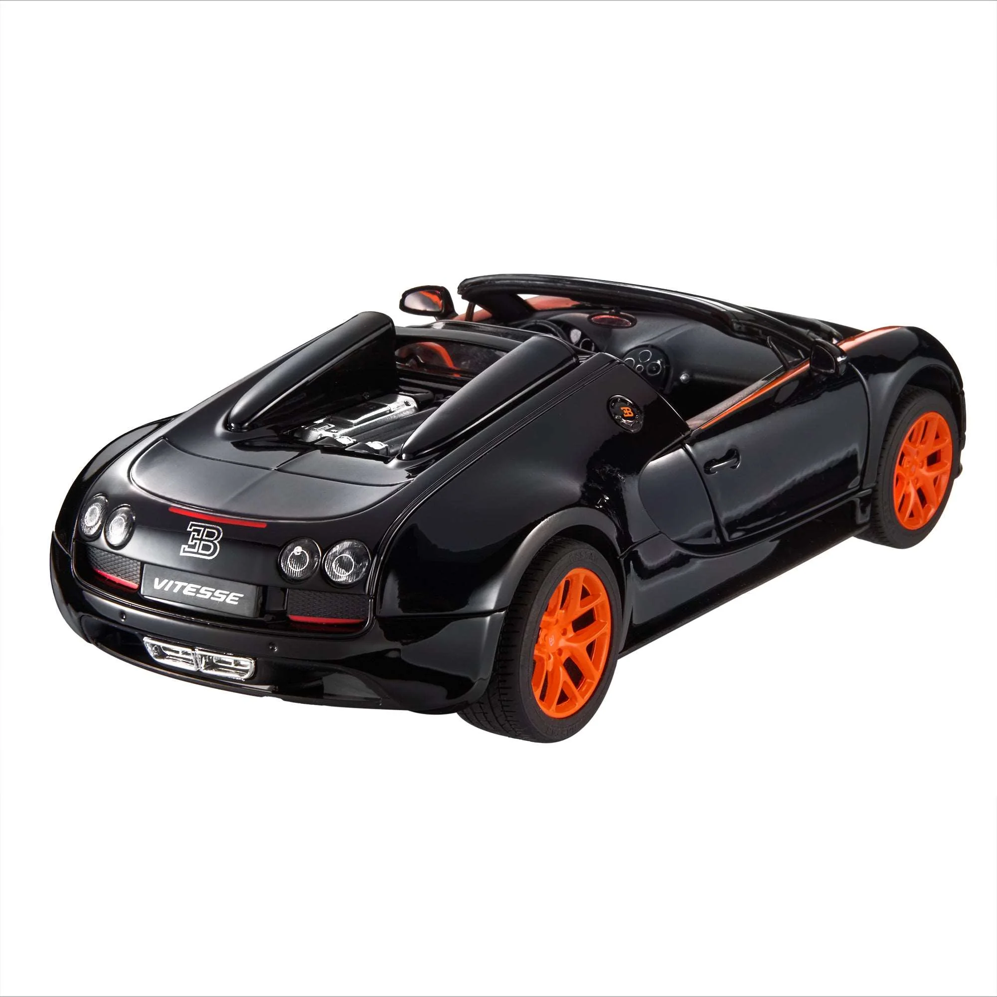 Bugatti Veyron 16.4 Diecast Car 1/18 Scale Licensed Toy Car with Open Doors by Rastar - Image 5