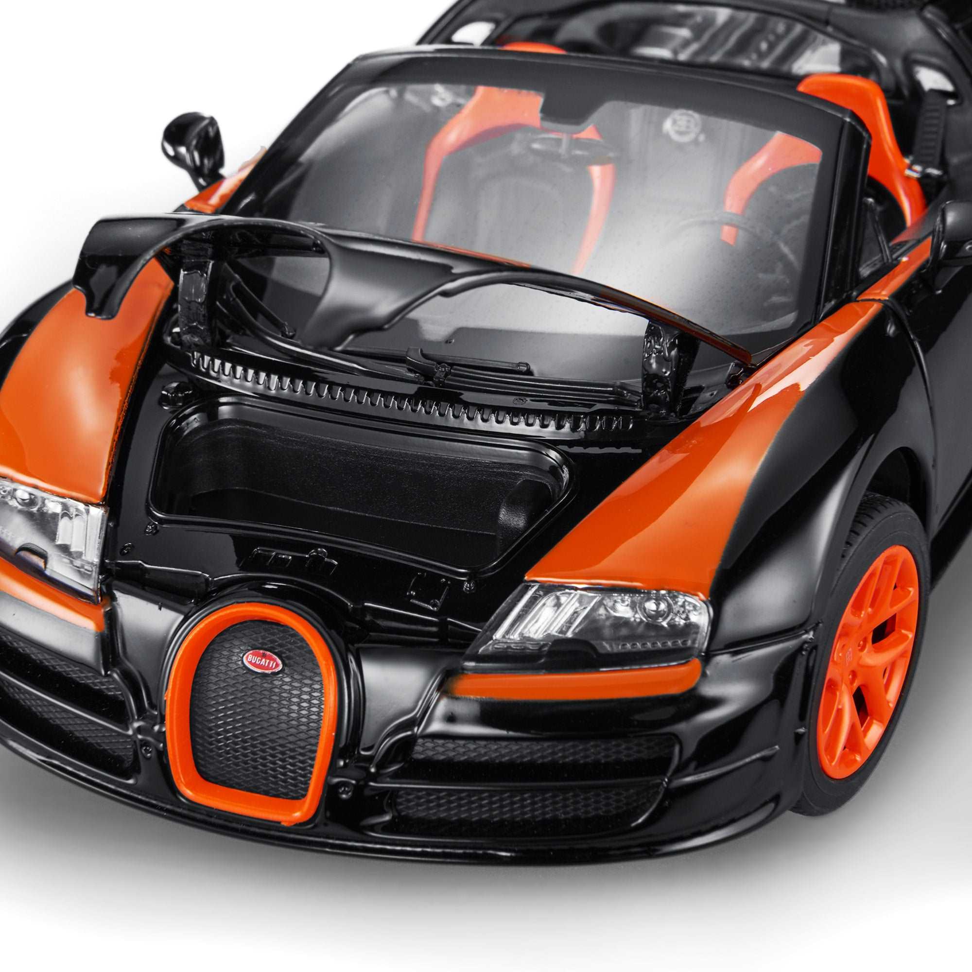 Bugatti Veyron 16.4 Diecast Car 1/18 Scale Licensed Toy Car with Open Doors by Rastar - Image 9