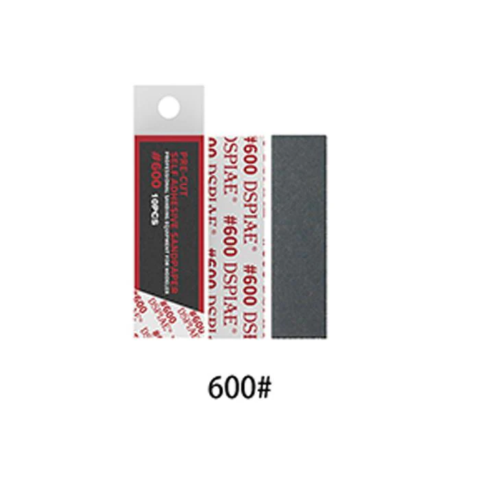 DSPIAE 600# Pre-Cut Adhesive Sandpaper
