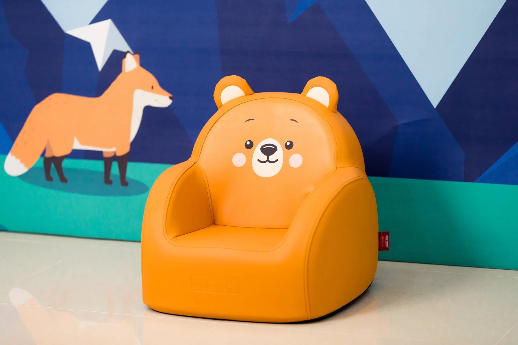 DWINGULER Bear Friends - SOFKIN Leather Kids Sofa - Image 6