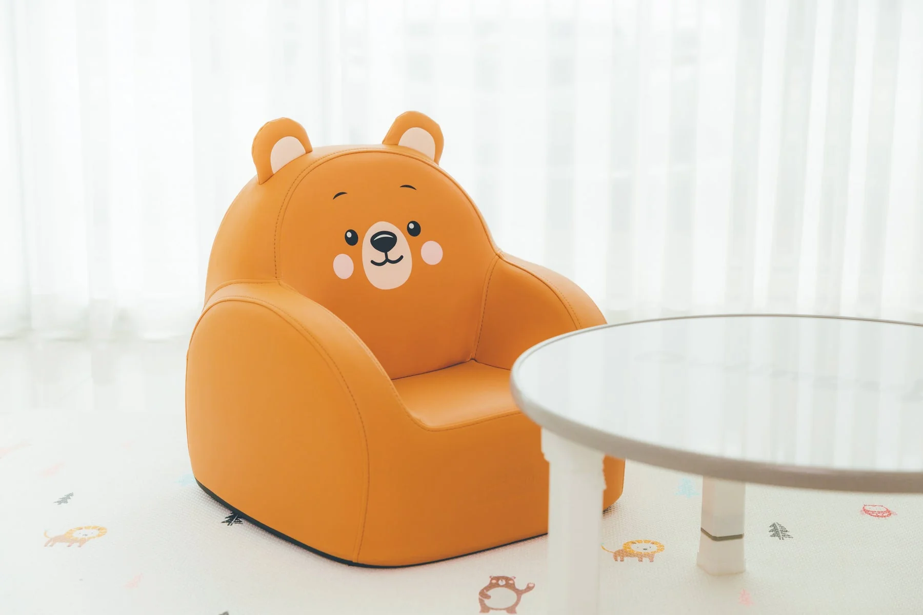 DWINGULER Bear Friends - SOFKIN Leather Kids Sofa - Image 7
