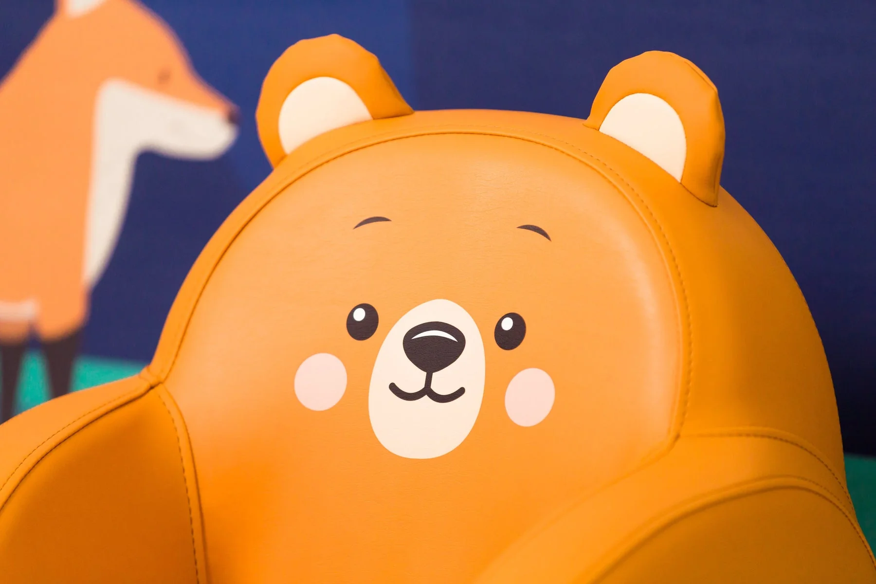 DWINGULER Bear Friends - SOFKIN Leather Kids Sofa - Image 8