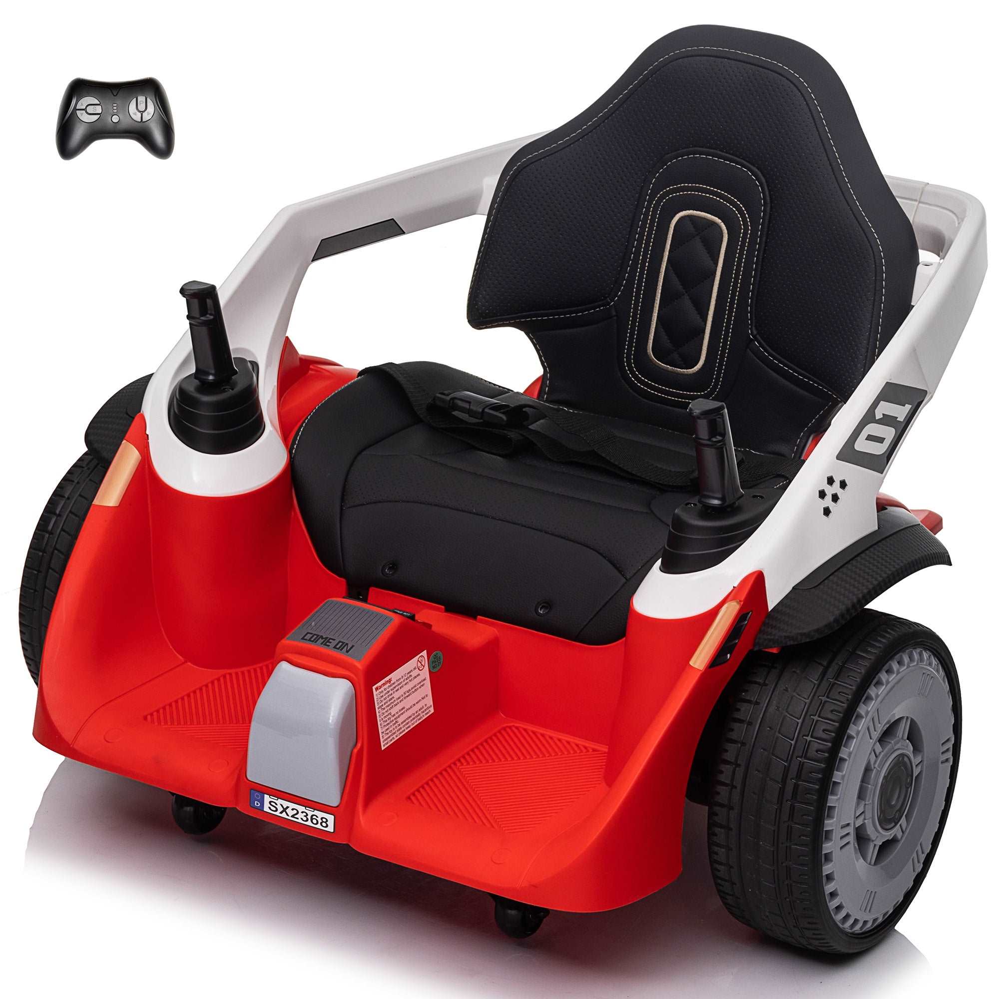 Eddy 360™ 12V Spinning Joystick Kid's Electric Ride on Car, with Remote Control and MP3 - Image 10
