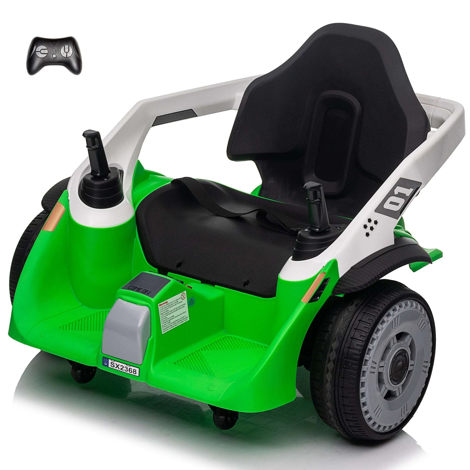 Eddy 360™ 12V Spinning Joystick Kid's Electric Ride on Car, with Remote Control and MP3 - Image 8
