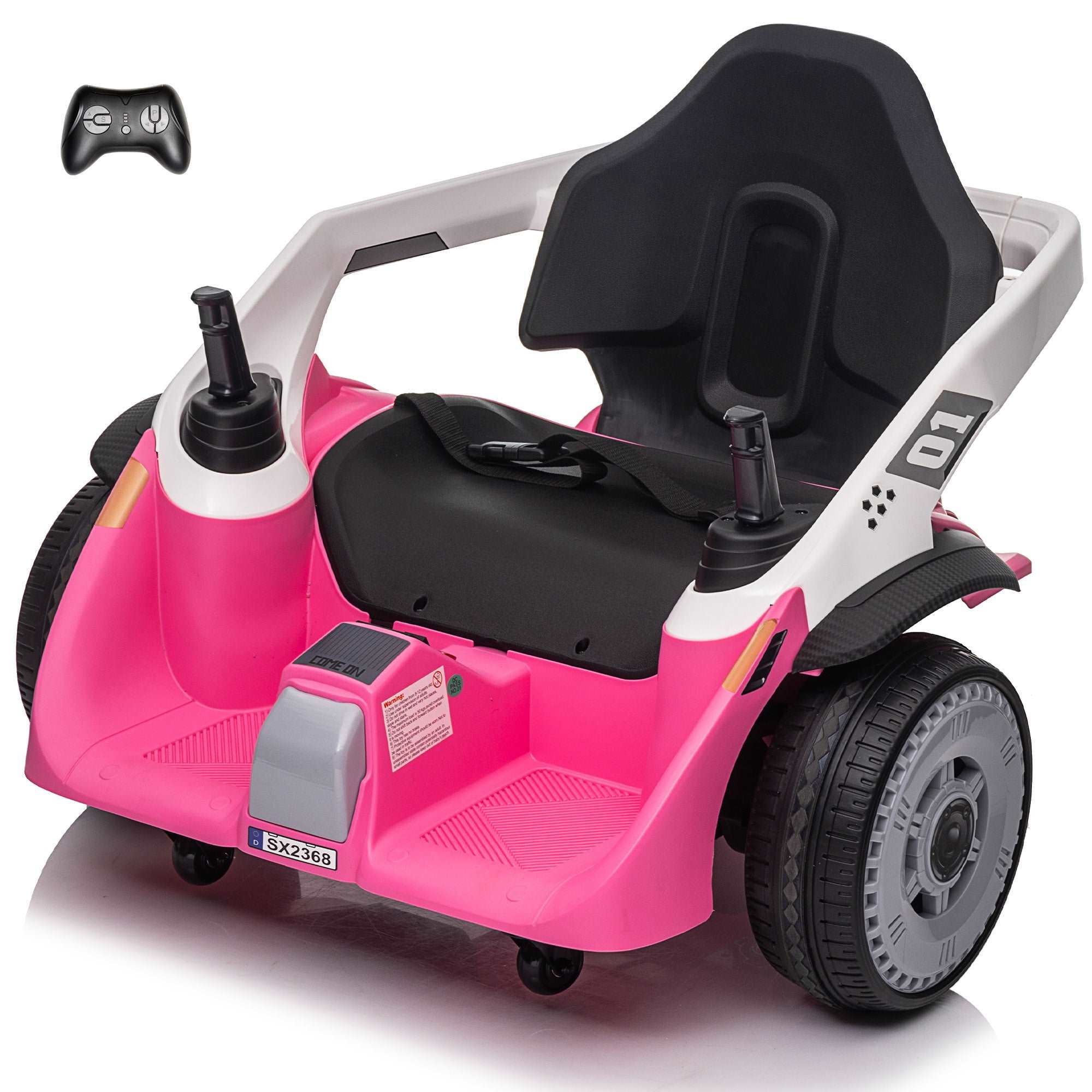 Eddy 360™ 12V Spinning Joystick Kid's Electric Ride on Car, with Remote Control and MP3 - Image 9