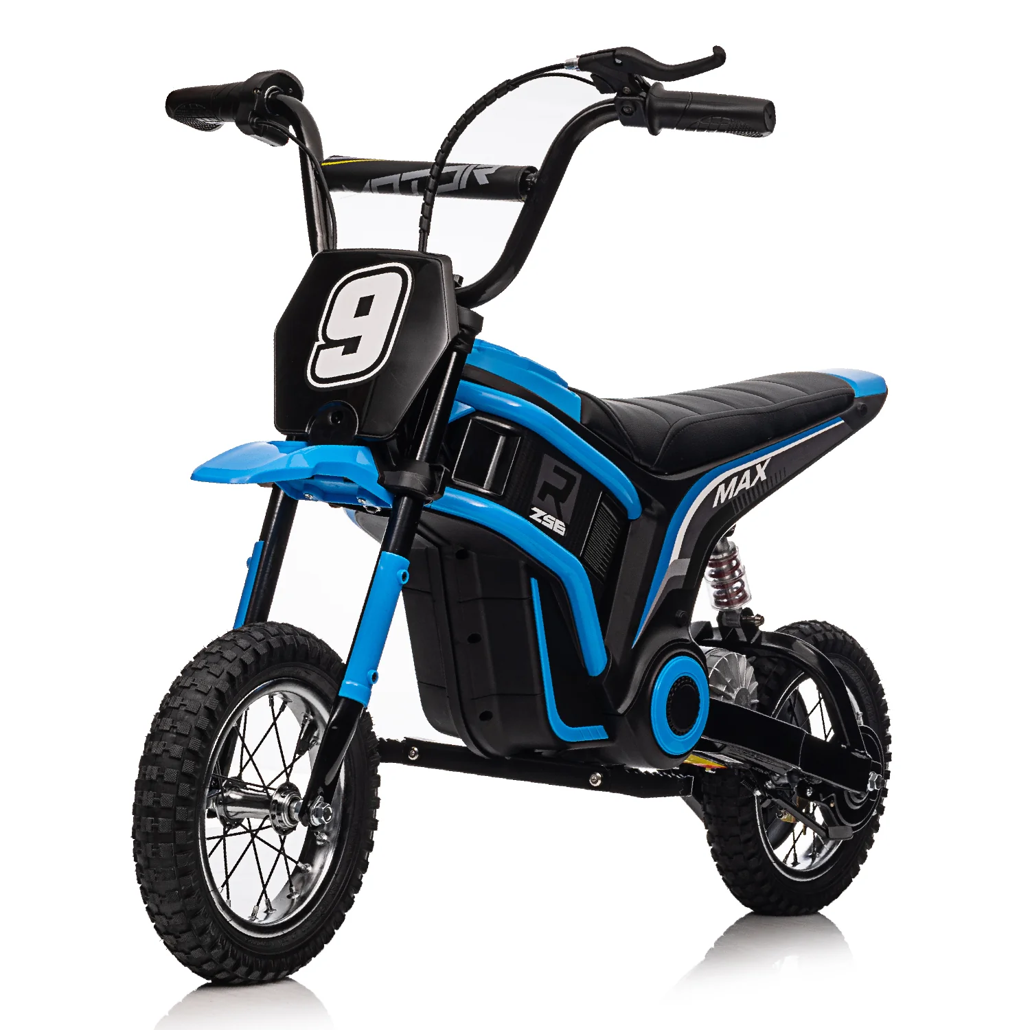 Upgraded Electric Dirt Bike for Kids, 24V 350W Motor, Max 24km/h Hand Accelerator and Brake Lever, 12" Air Tyre with Suspension, Electric Motorcycle Ride-on Car for Kids - Image 7