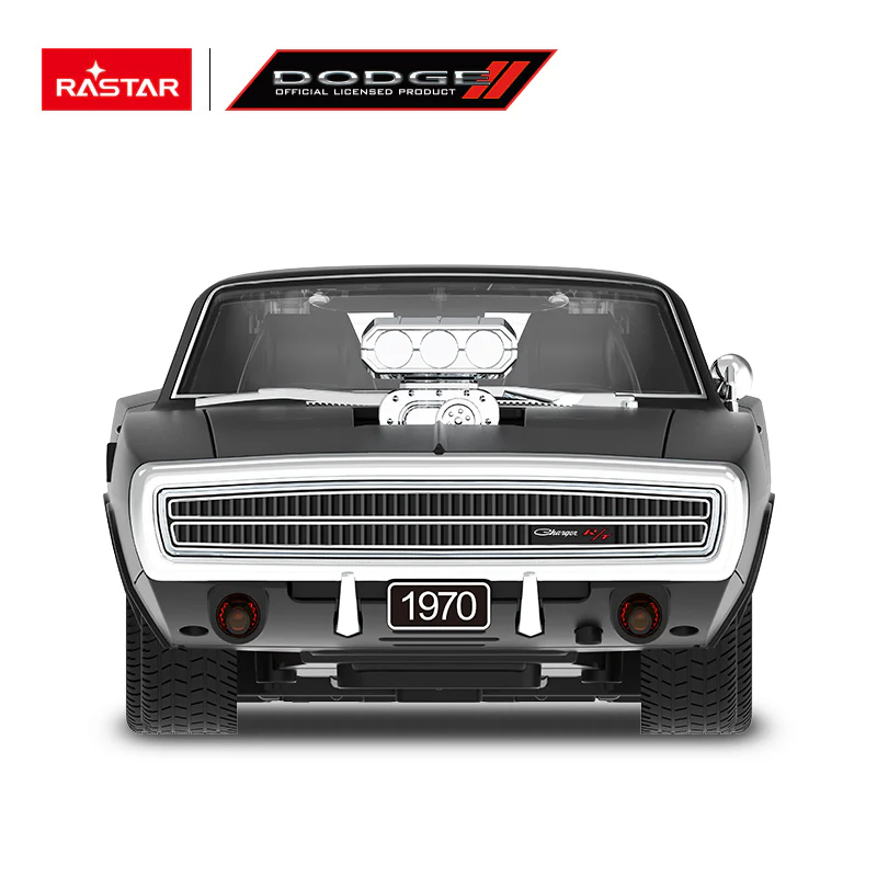 Dodge Charger R/T with Engine RC Car 1/16 Licensed Remote Control Toy Car with Open Doors and Working Lights by Rastar, Fast & Furious - Image 8